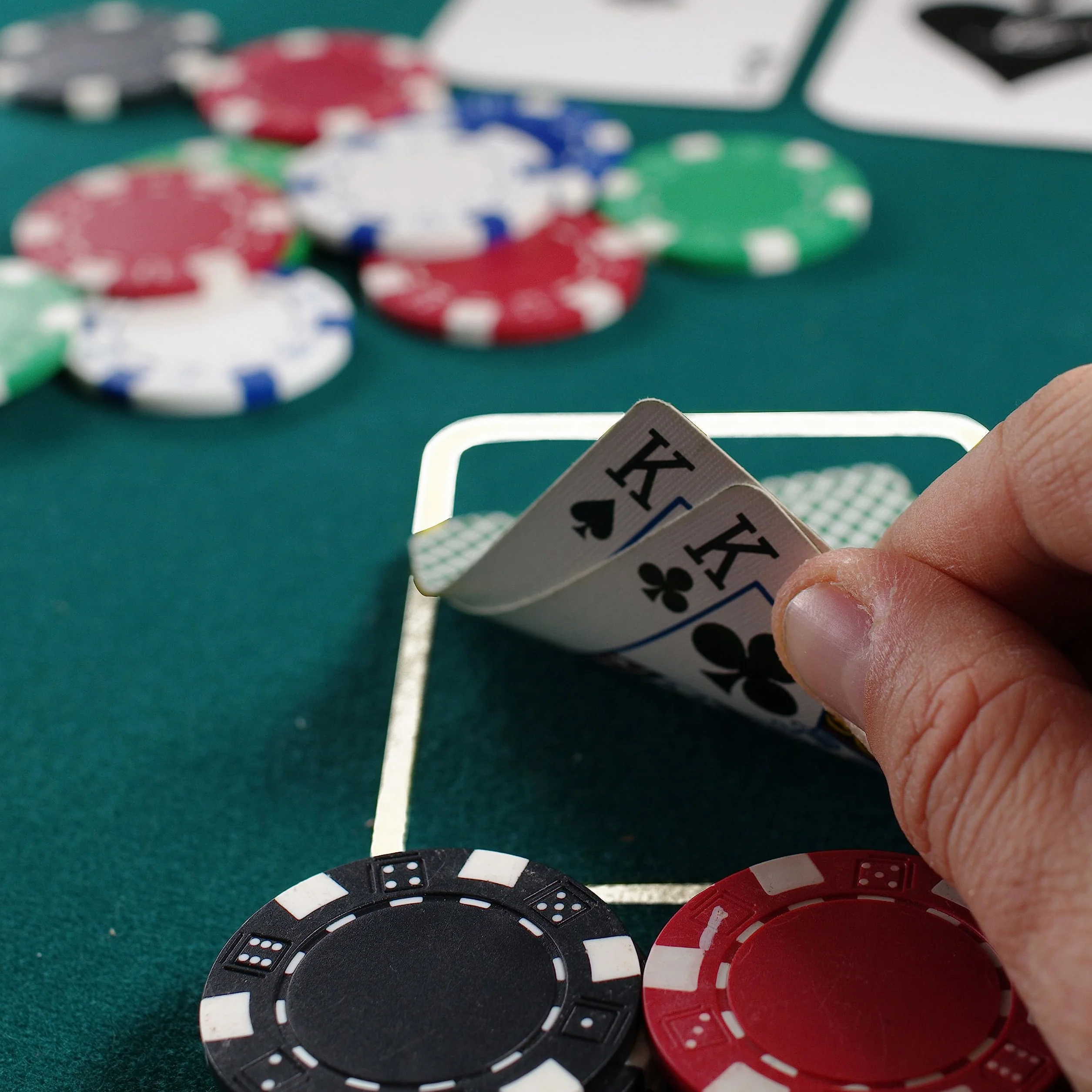 Cepewa Podkładka na stół pokerowa │ 60 x 90 cm 100% poliester filc zielony z nadrukiem │ składana mata do pokera