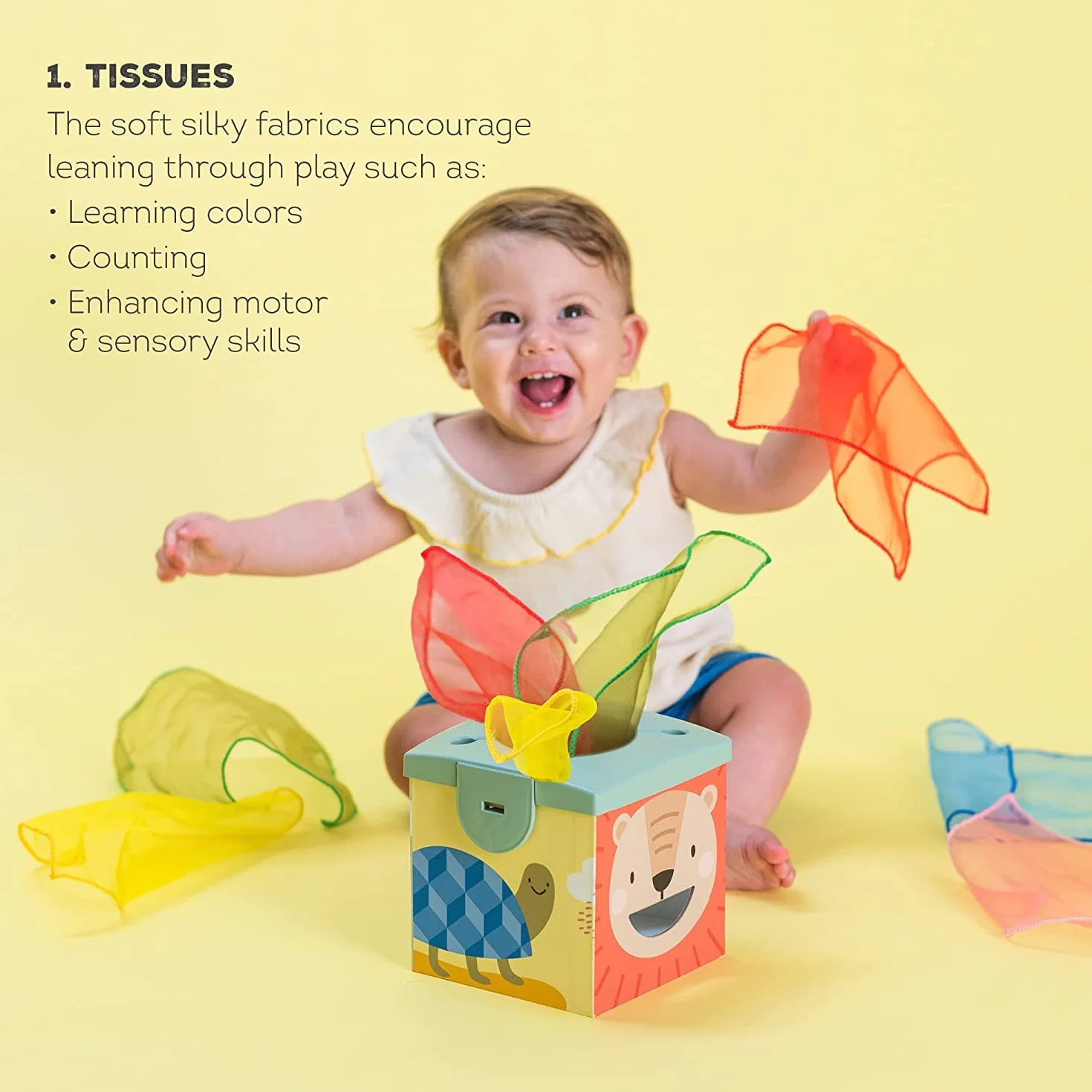 Taf Toys TAF12965 Zabawka Sensoryczna, Wielokolorowy, od 12 m