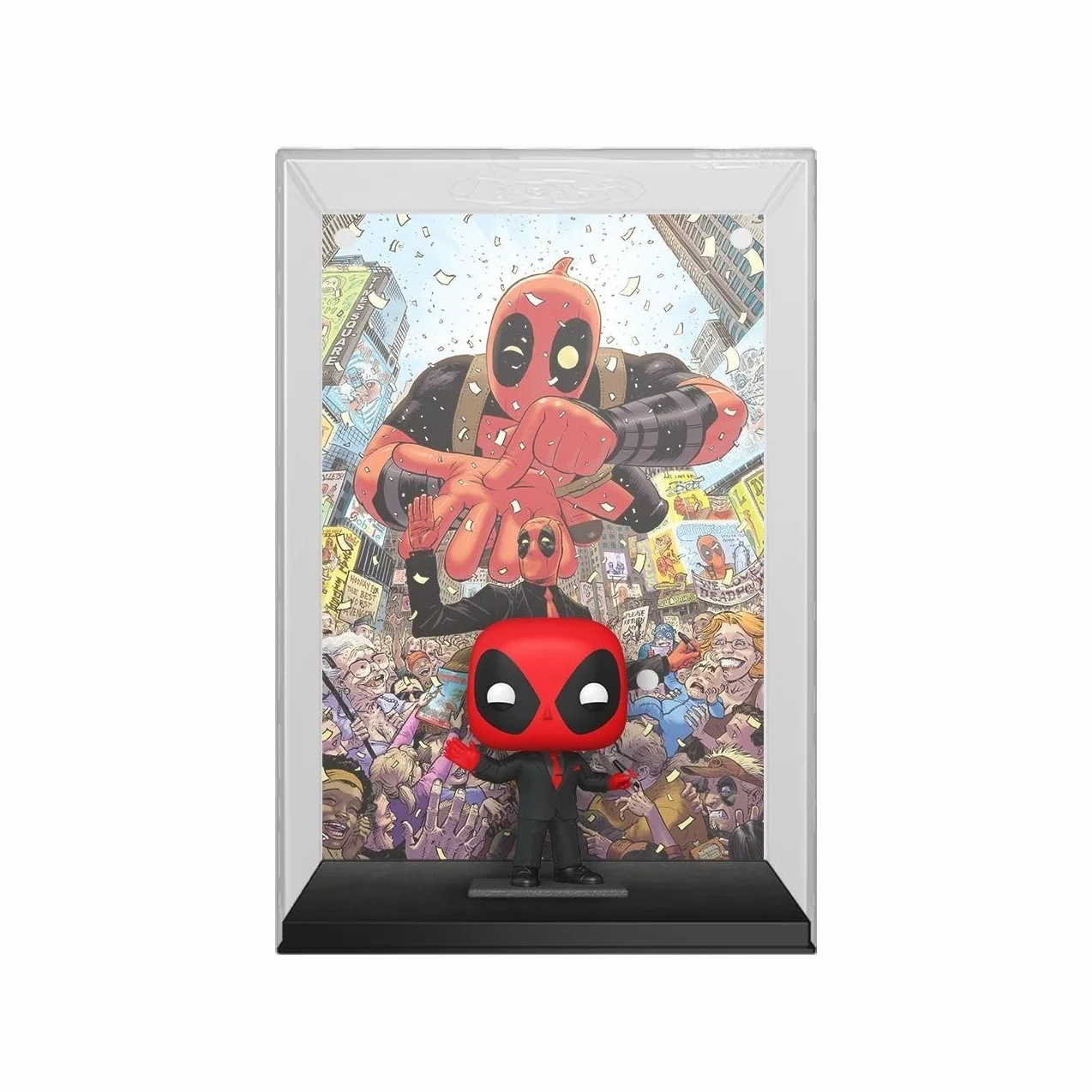 Funko POP! Comic Cover: Marvel - Skrull - Deadpool - (2025) #1 Deadpool In Black Suit - Marvel Comics - Kolekcjonerska figurka winylowa - Pomysł na prezent - Oficjalny towar