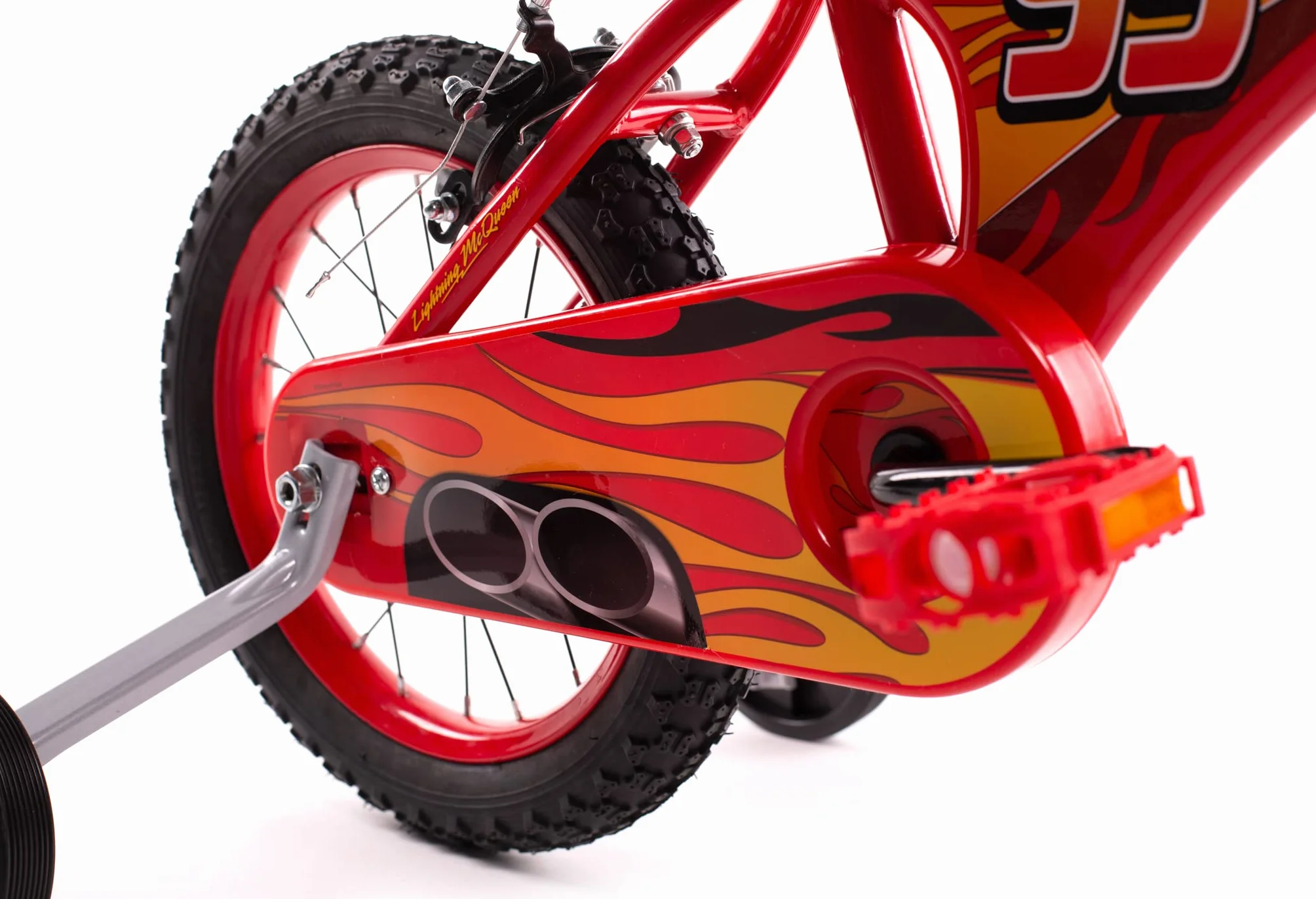 Huffy Disney Cars Luxury Unisex-Baby, 14 cali, czerwony