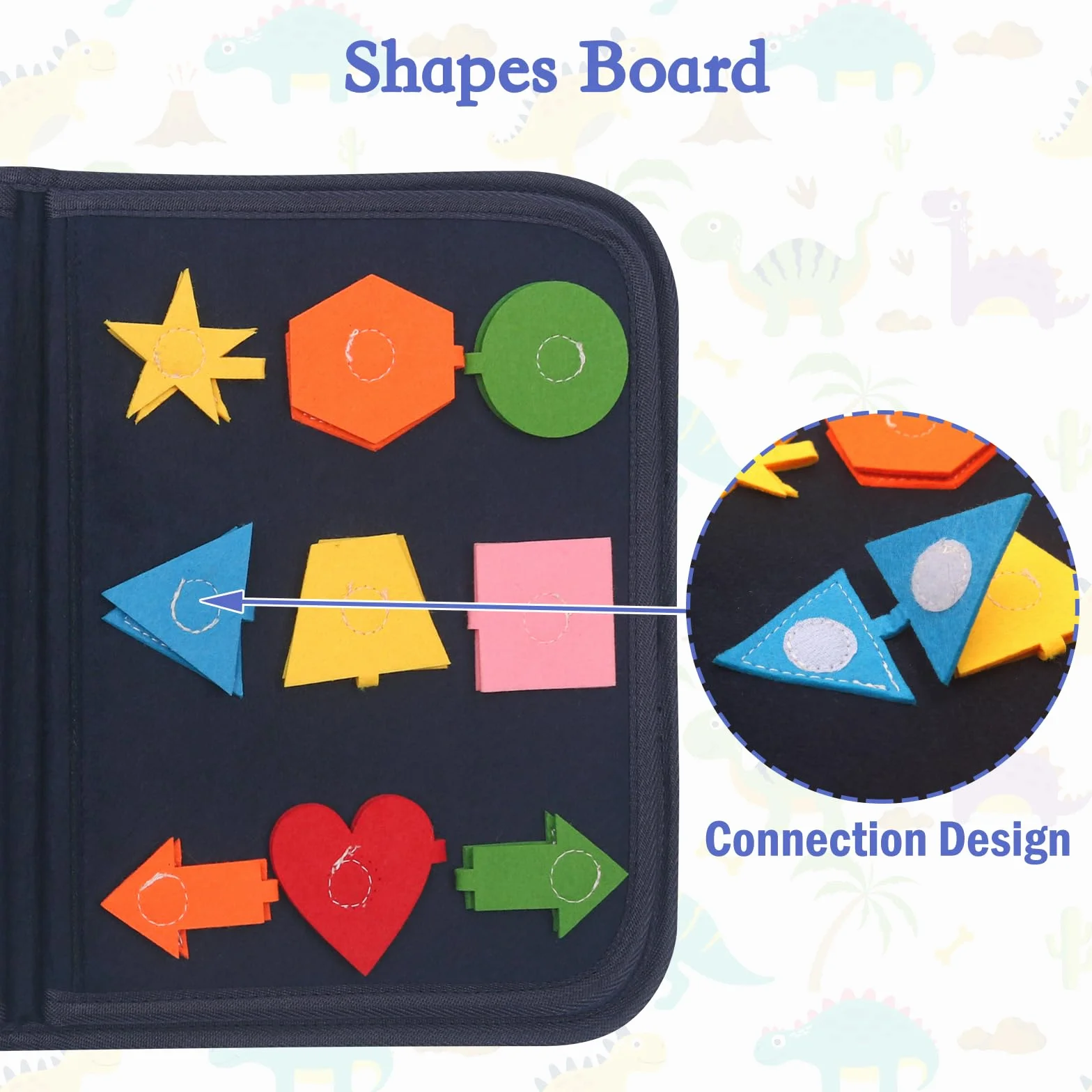 Withosent Busy Board 4-warstwowa Montessori deska do ćwiczeń dla dzieci 3-4 lata