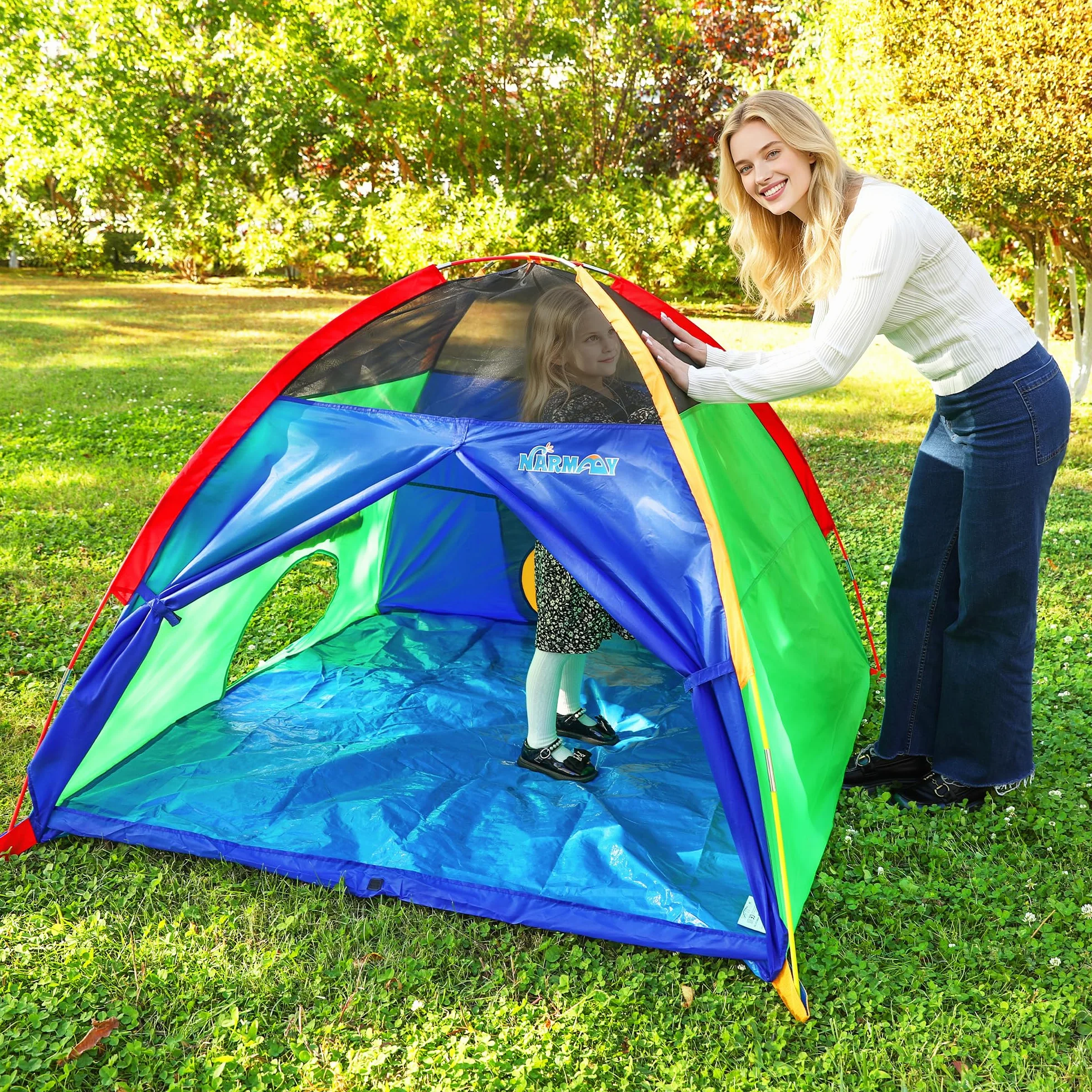 NARMAY Namiot do zabawy Easy Fun kopułowy dla dzieci 152 x 152 x 111 cm