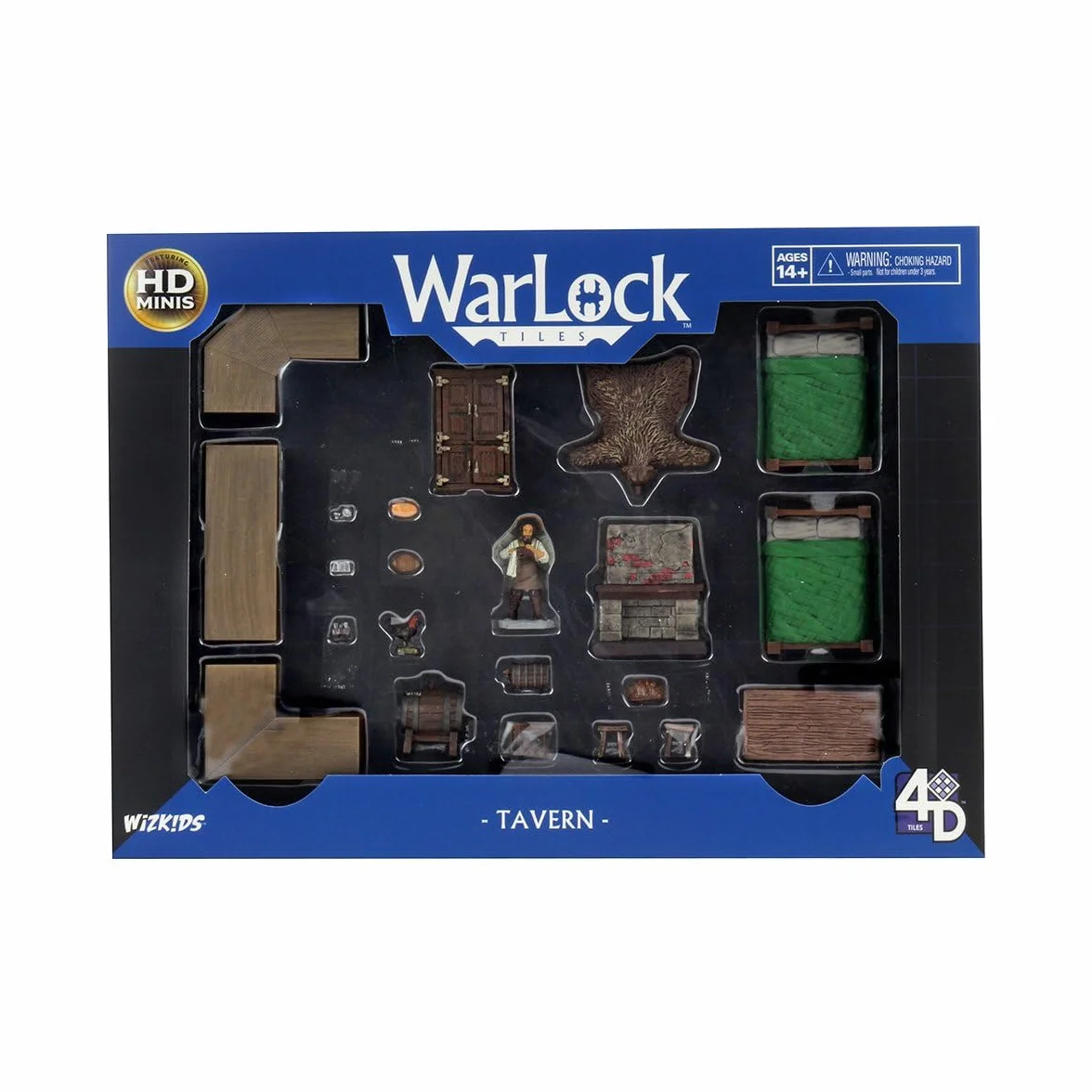 Wiz Kids LLC , Warlock Tiles: Accessory-Tavern , Accessory , Ages 14+