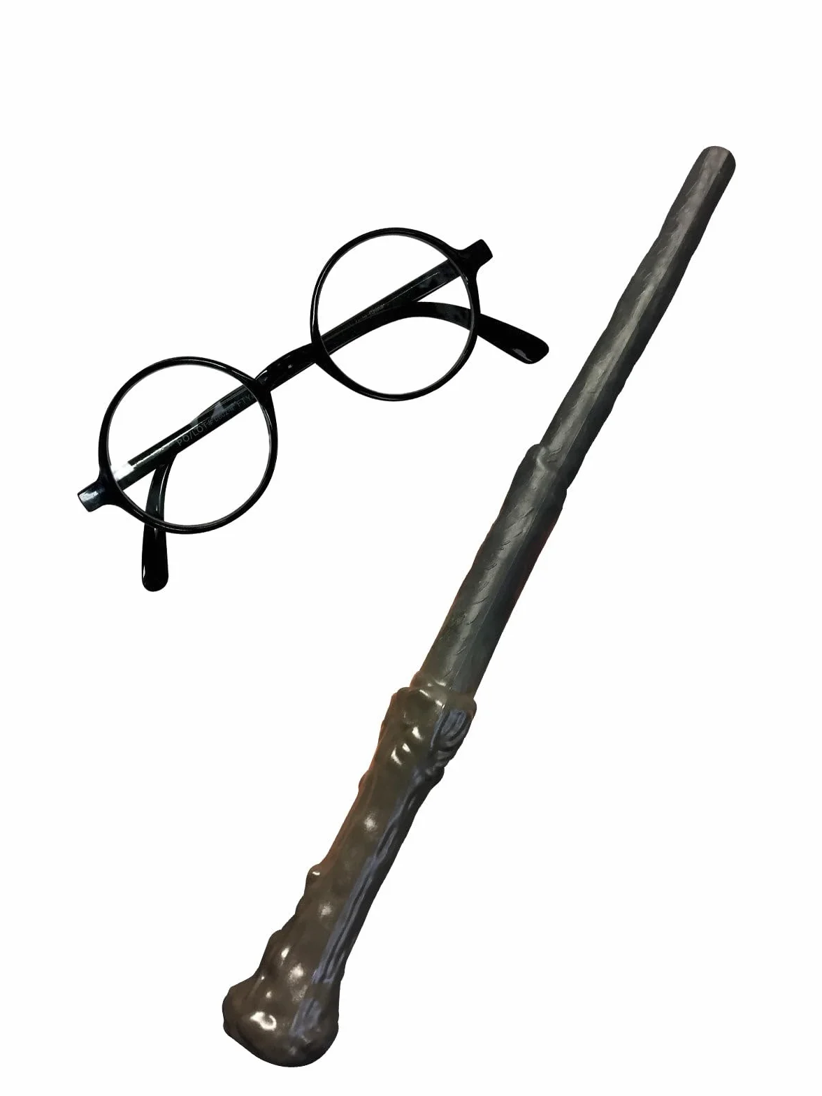Rubie's Oficjalny zestaw akcesoriów z motywem Harry'ego Pottera różdżka i okulary, fantazyjny strój dla dzieci, brązowy