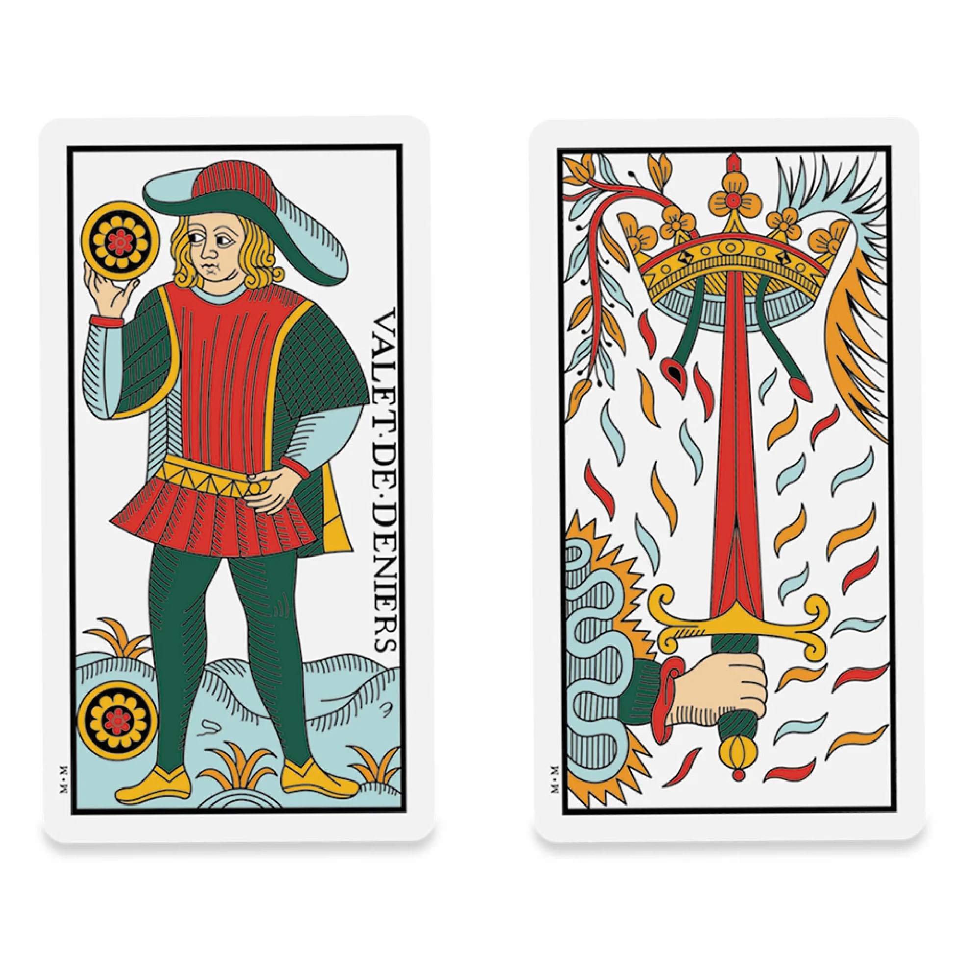 Tarot de Marseille 78 kart