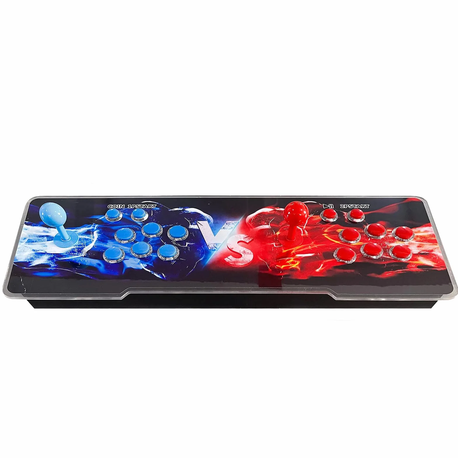 Arcade Console Retro Game Machine for PC, projektor & TV, 2-4 odtwarzacze, 1280 x 720, 3D, wyszukiwanie/ukrywanie/zapisywanie/ładowanie/pauza, lista ulubionych gier (10000 gier z WlFl)