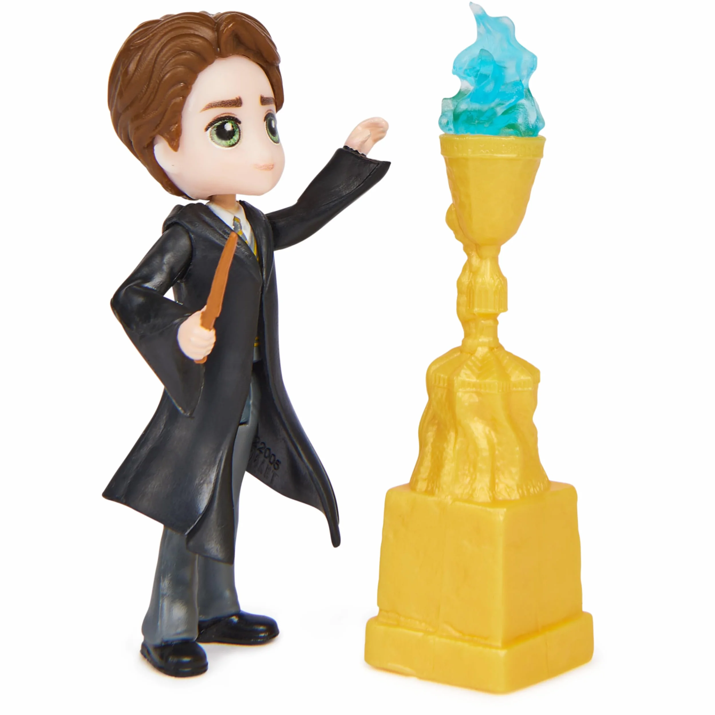 WIZARDING WORLD HARRY POTTER - MULTIPACK 4 Turniej Mistrzów 3 magicznych magicznych figurek - 4 lalki przegubowe 8 cm z akcesoriami kolekcjonerskimi - zabawka dla dzieci 5 lat