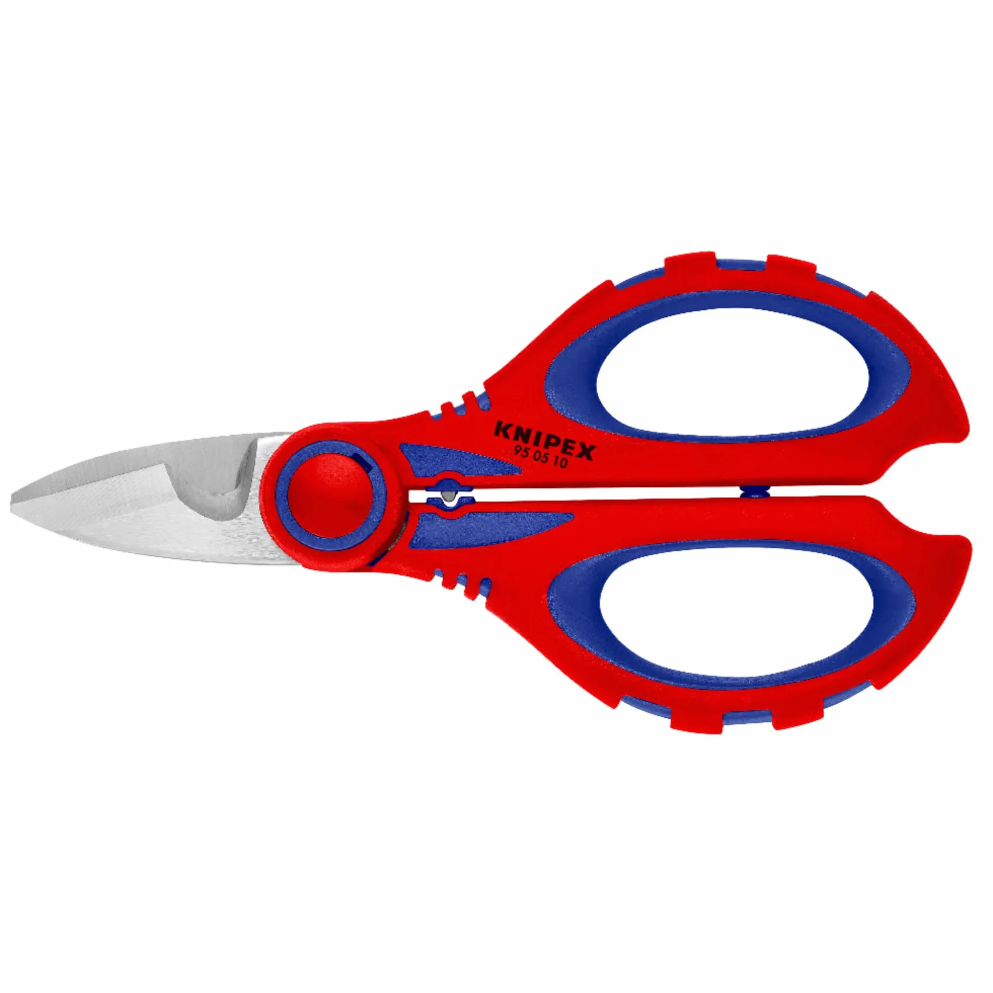 KNIPEX Nożyczki dla elektryków Z wielokomponentowymi nasadkami, wzmacniane włóknem szklanym 160 mm, 95 05 10 SB