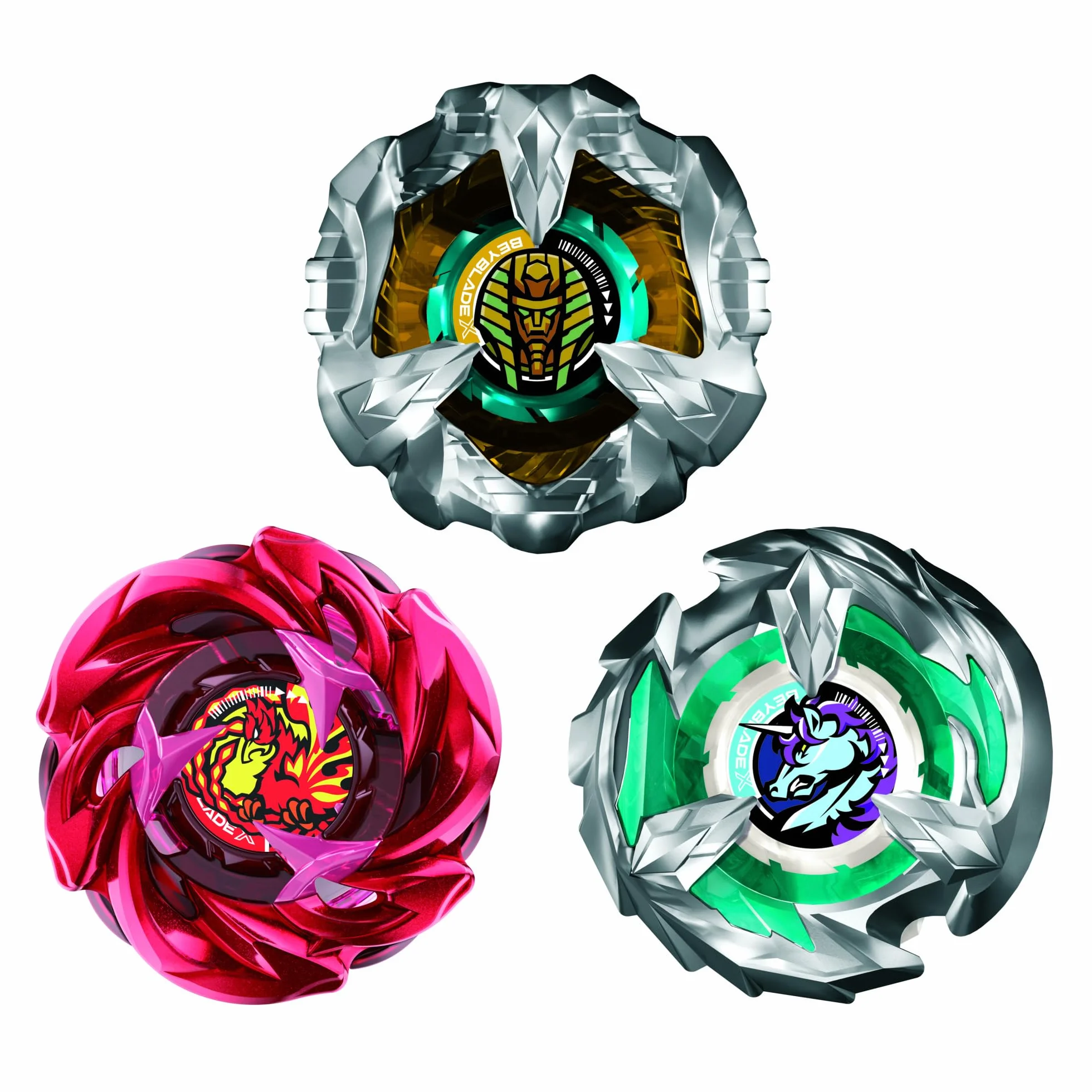 Pakiet Beyblade X drużyny Yggdrasil, zawiera 3 bączki Takara Tomy, bączki do gry bitewnej, wiek: od 8 lat