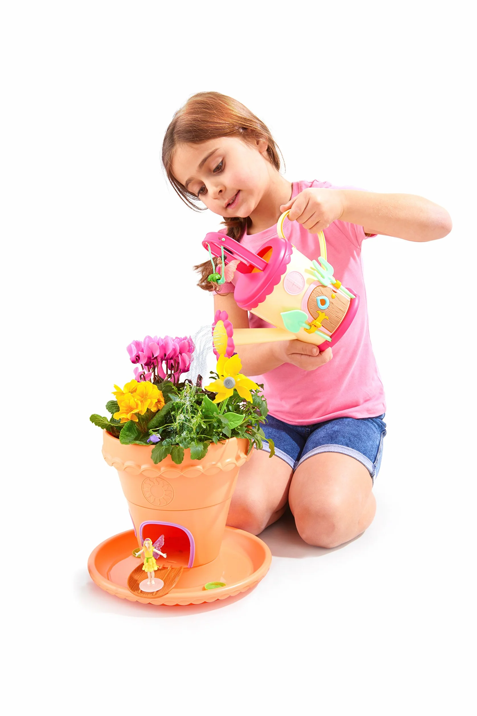 My Fairy Garden Zestaw zabawek, ogród do samodzielnego sadzenia i zabawy, magiczny ogród morski dla dzieci w wieku od 4 lat, w zestawie z nasionami trawy, kreatywny zestaw dla dziewcząt, zabawka dla małych dzieci