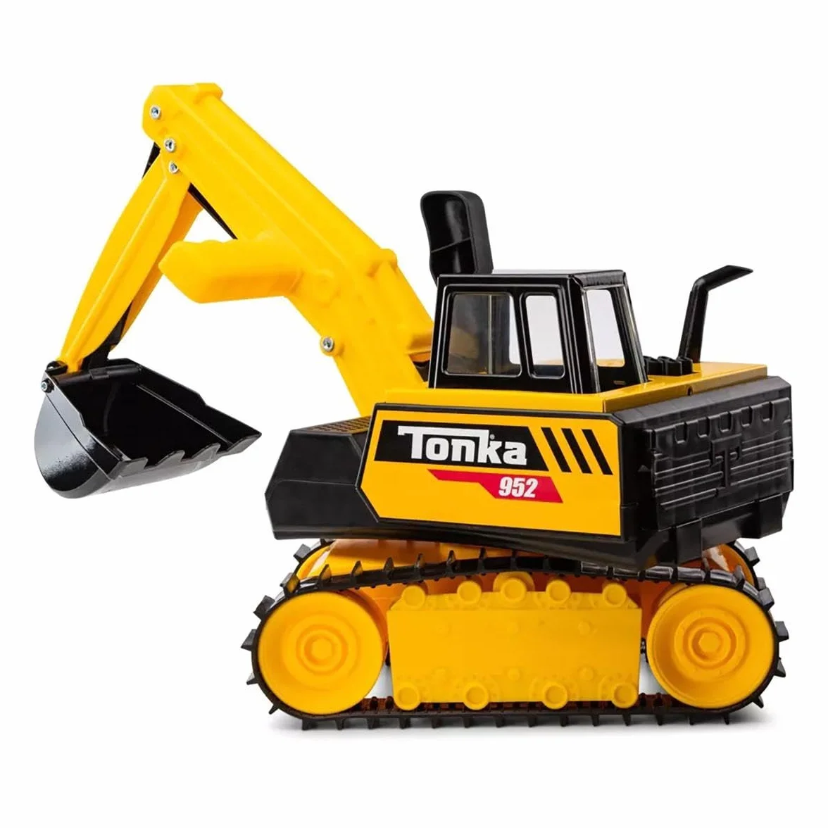 Tonka Steel Classics | Mighty Excavator | Zabawki budowlane dla dzieci, chłopców i dziewcząt, kreatywne zabawki, rozwój umiejętności motorycznych dla dzieci od 3 lat | Basic Fun 06182