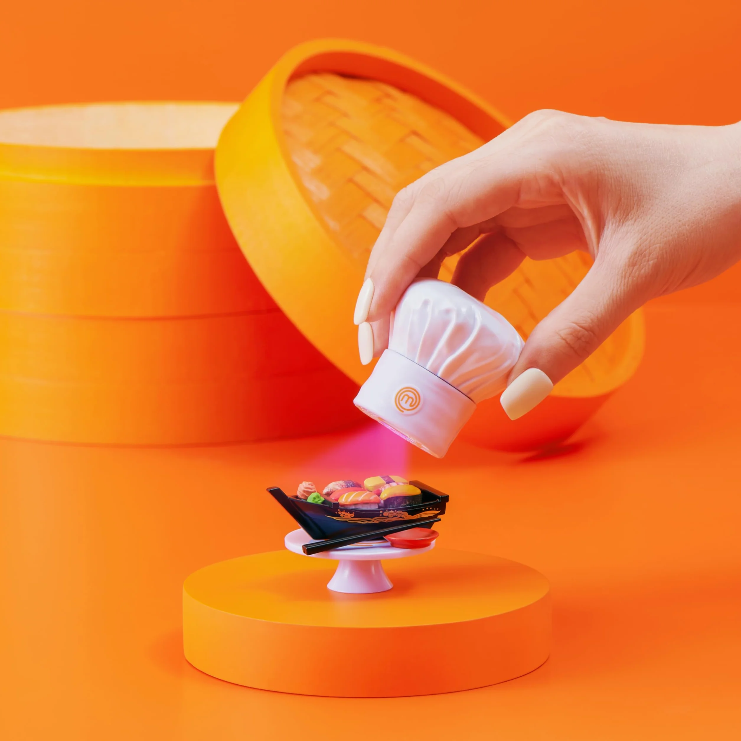MINI BRANDS MASTER CHEF MINI MARKI SERIA 2-KAPSUŁKA, 2 szt. W Rurce PVC