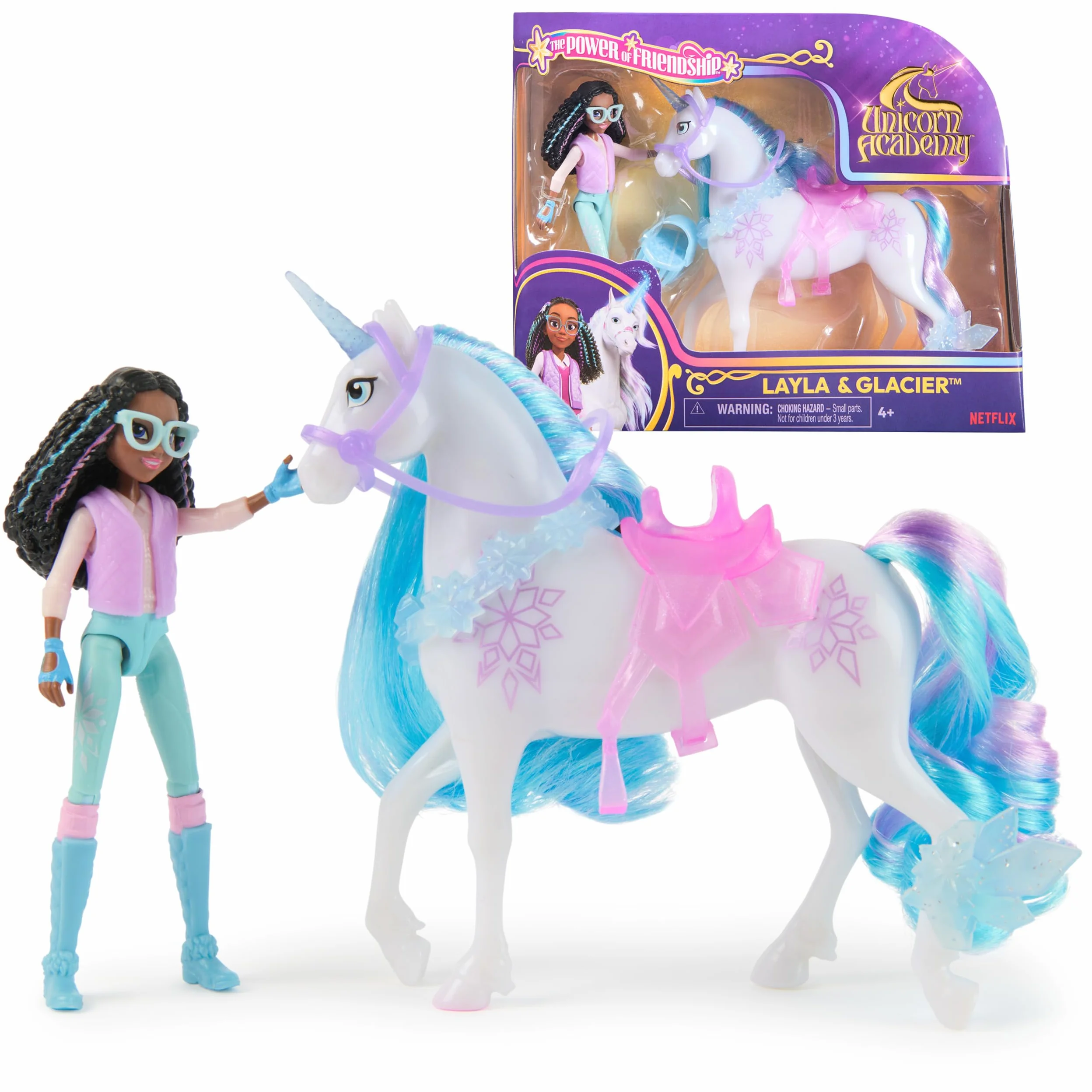Unicorn Academy 6072675 ll UnicrnSetsLaylaGlacr Ref, wielokolorowy