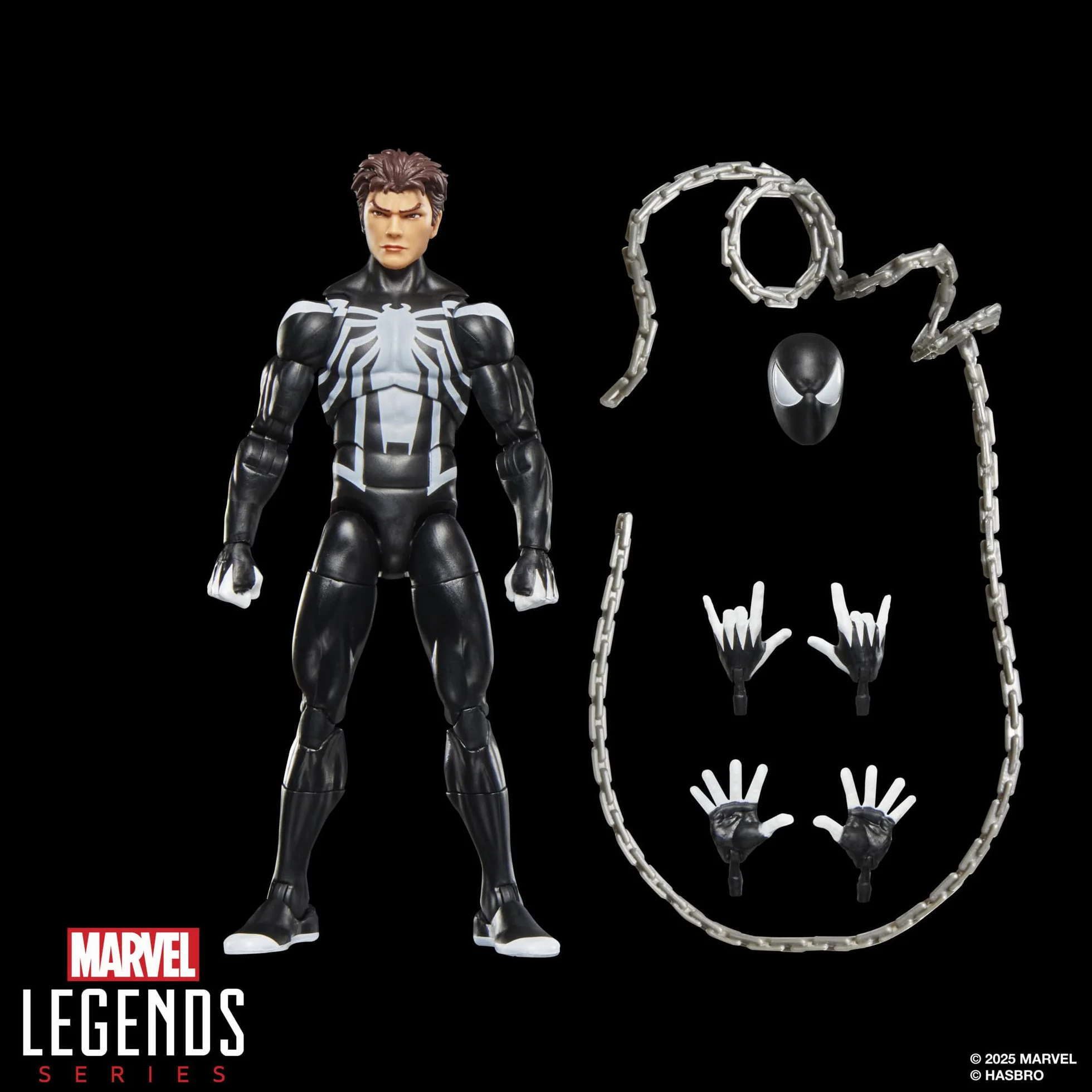 Spider-Venom z serii Marvel Legends, 15-centymetrowa figurka kolekcjonerska z komiksów o Spider-Manie z kartą retro