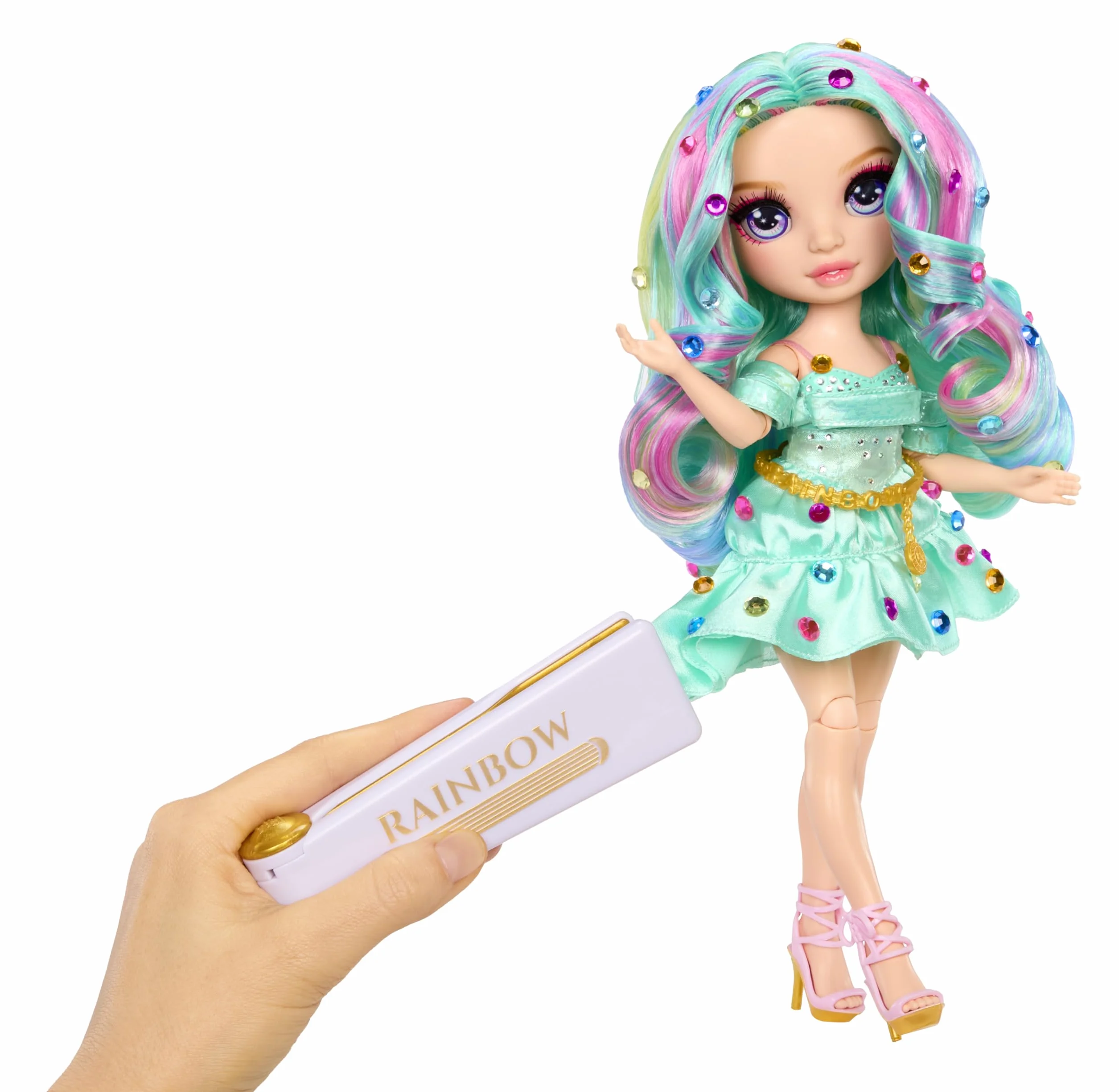 Rainbow High Be Dazzling Celine Turquoise 28 cm Lalka z Narzędziem do Ozdabiania