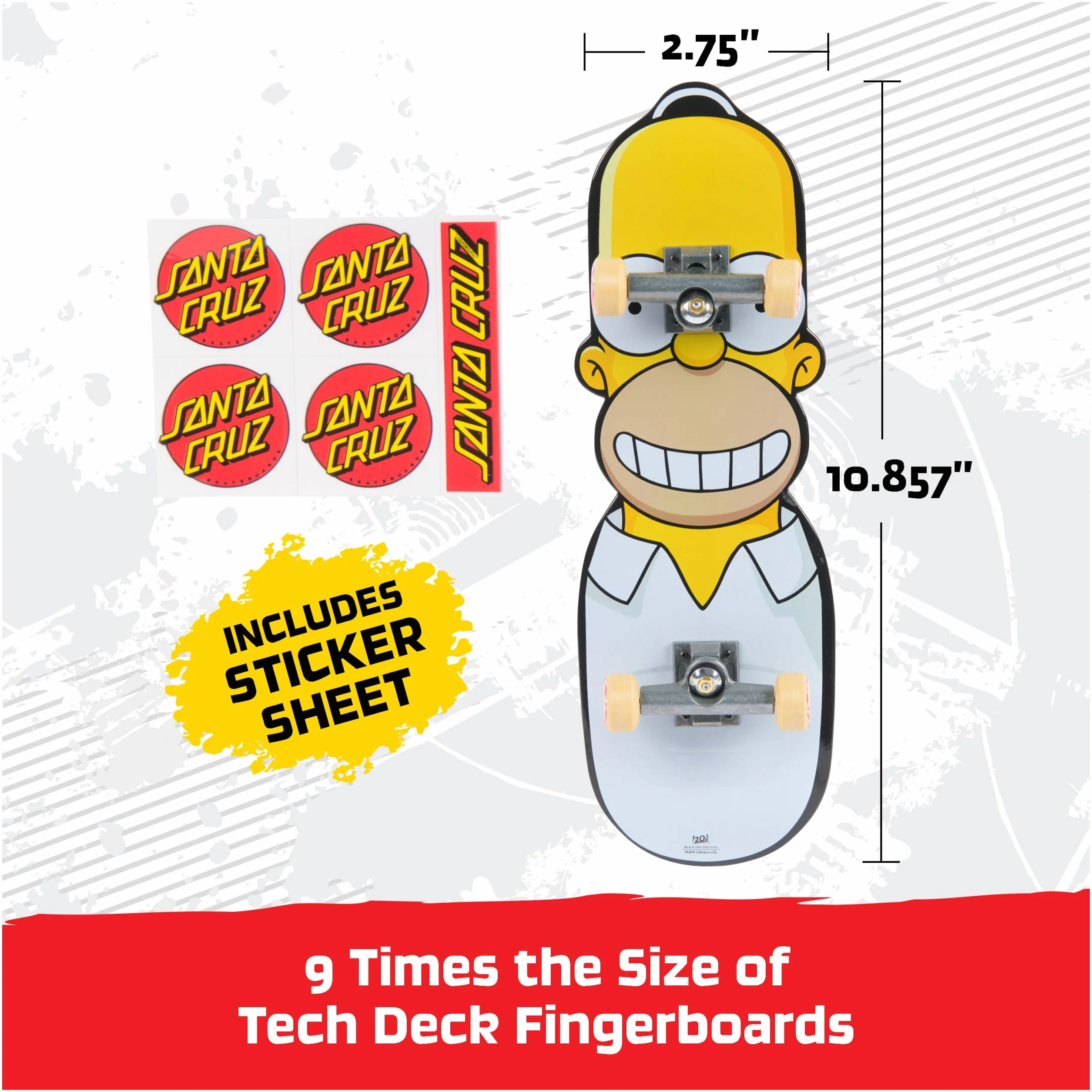 Spin Master Tech Deck Toy Deskorolka Simpsons Handboard TRGX