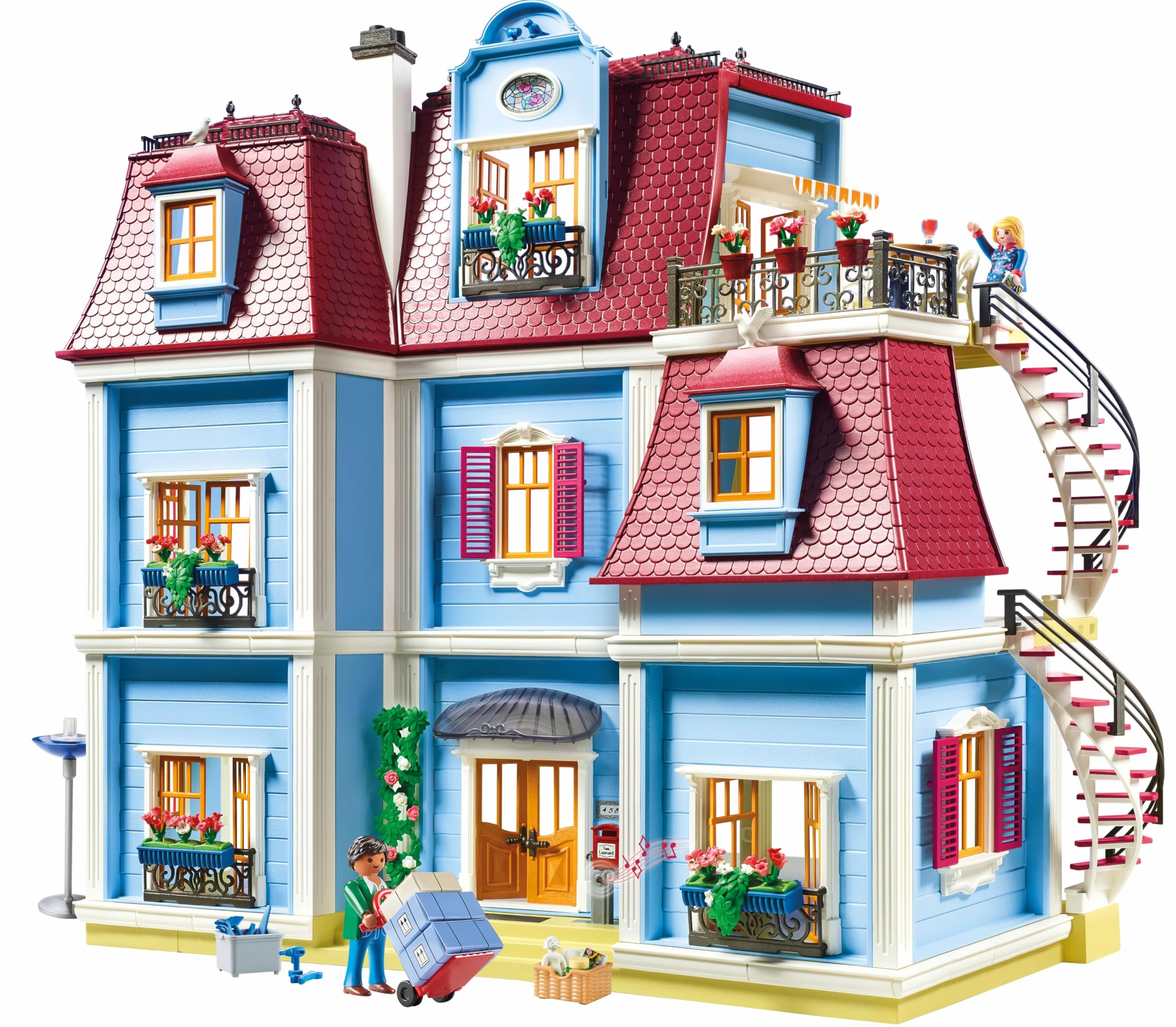 PLAYMOBIL Dollhouse 70205 Duży Domek dla Lalek, od 4 Lat