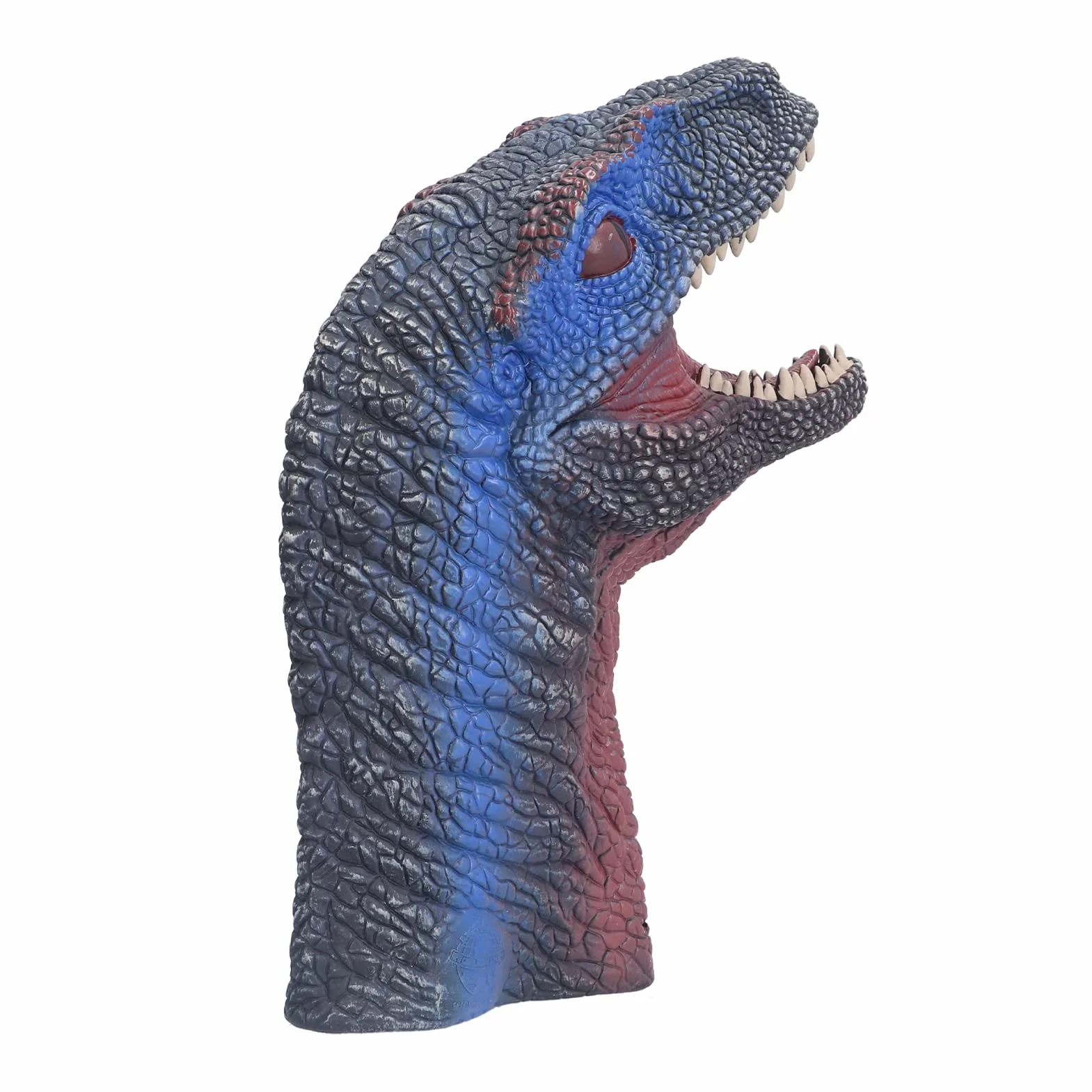 Cryfokt Pacynka Dinozaura Interaktywna Miękka Gumowa Zabawka dla Dzieci, Usta Sterowane Palcami, Kształt Tyrannosaurus Rex dla Rodziców i Dzieci, 10,6 X 8,3 X 4,3 Cala
