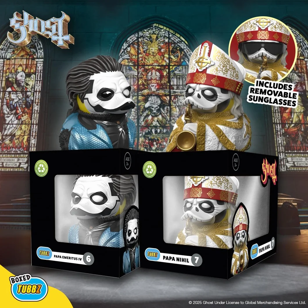 TUBBZ Edycja pudełkowa Duch Papa Nihil Cosplay gumowa kaczka winylowa figurka