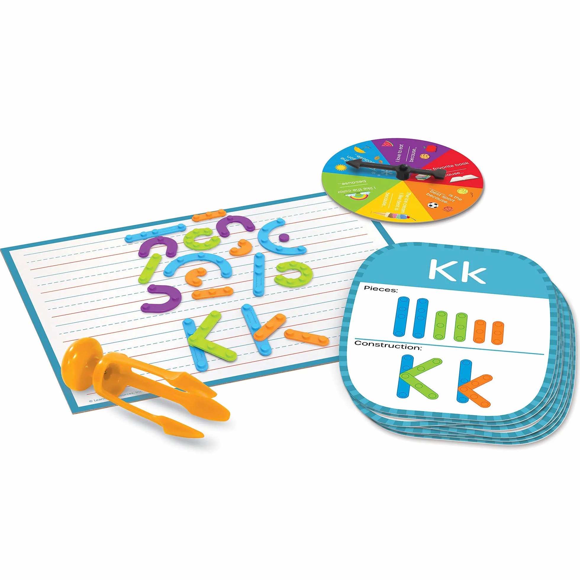 Learning Resources Umiejetnosc Budowniczowie! Pisanie Aktywnosc 38-Kawalki Zestaw