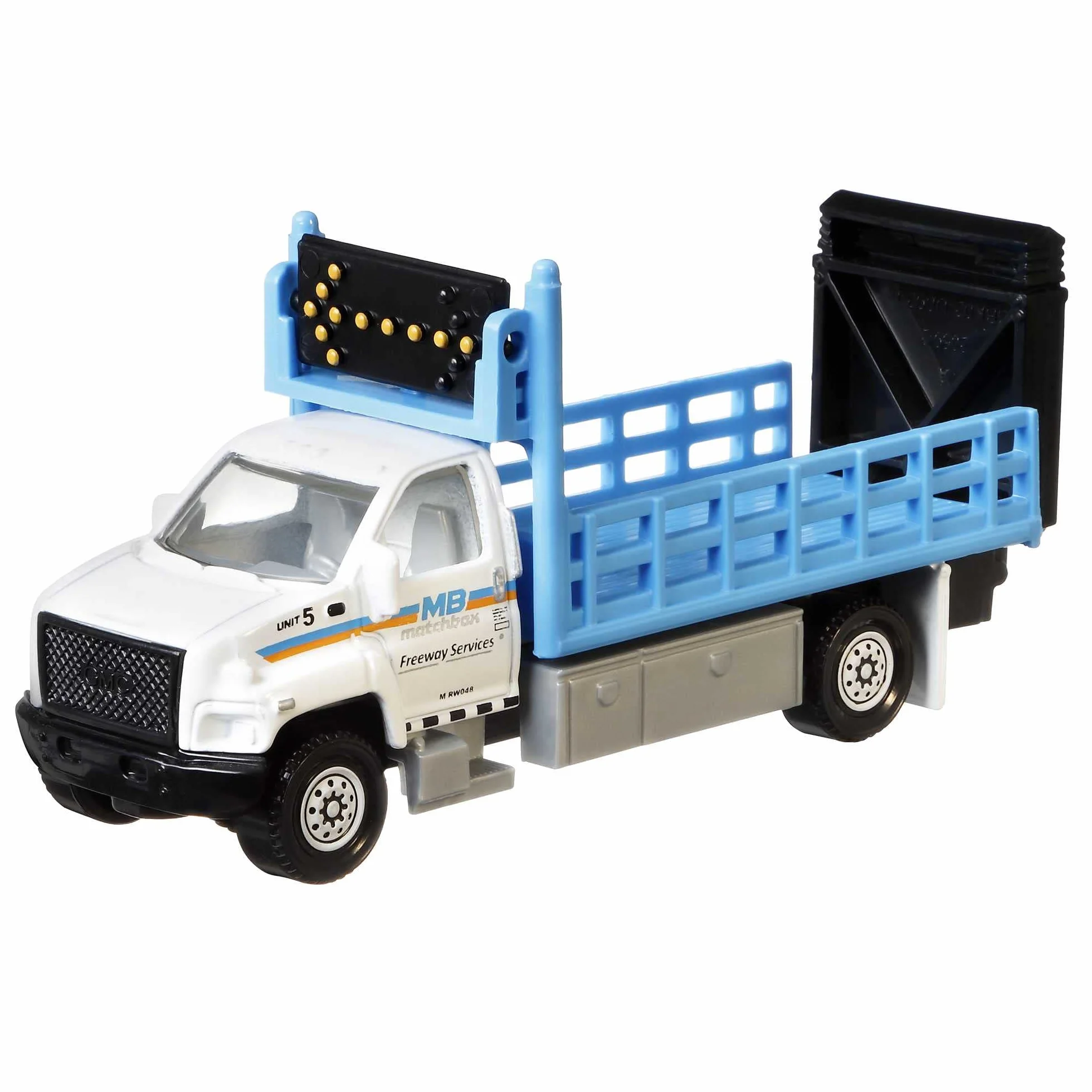 Matchbox Working Rigs Wielopak, 4 ulubione zabawkowe ciężarówki z ruchomymi elementami, dla dzieci od 3 roku życia i dorosłych kolekcjonerów, HCC07