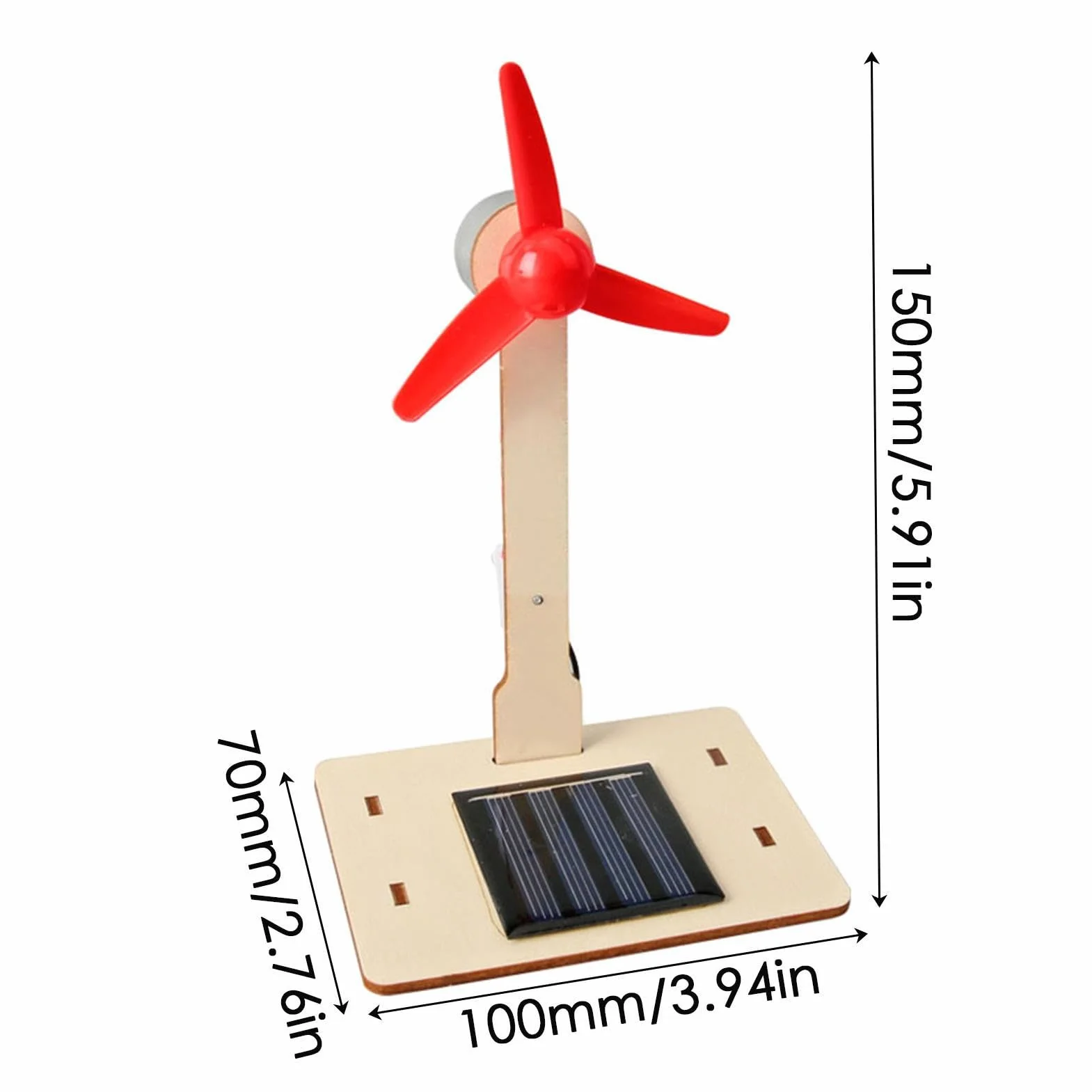 Wiatrak zasilany energią słoneczną | DIY turbina wiatrowa zasilana energią słoneczną, zabawki solarne edukacja zabawna zabawka prezent do dekoracji wnętrz ozdoba ogrodowa
