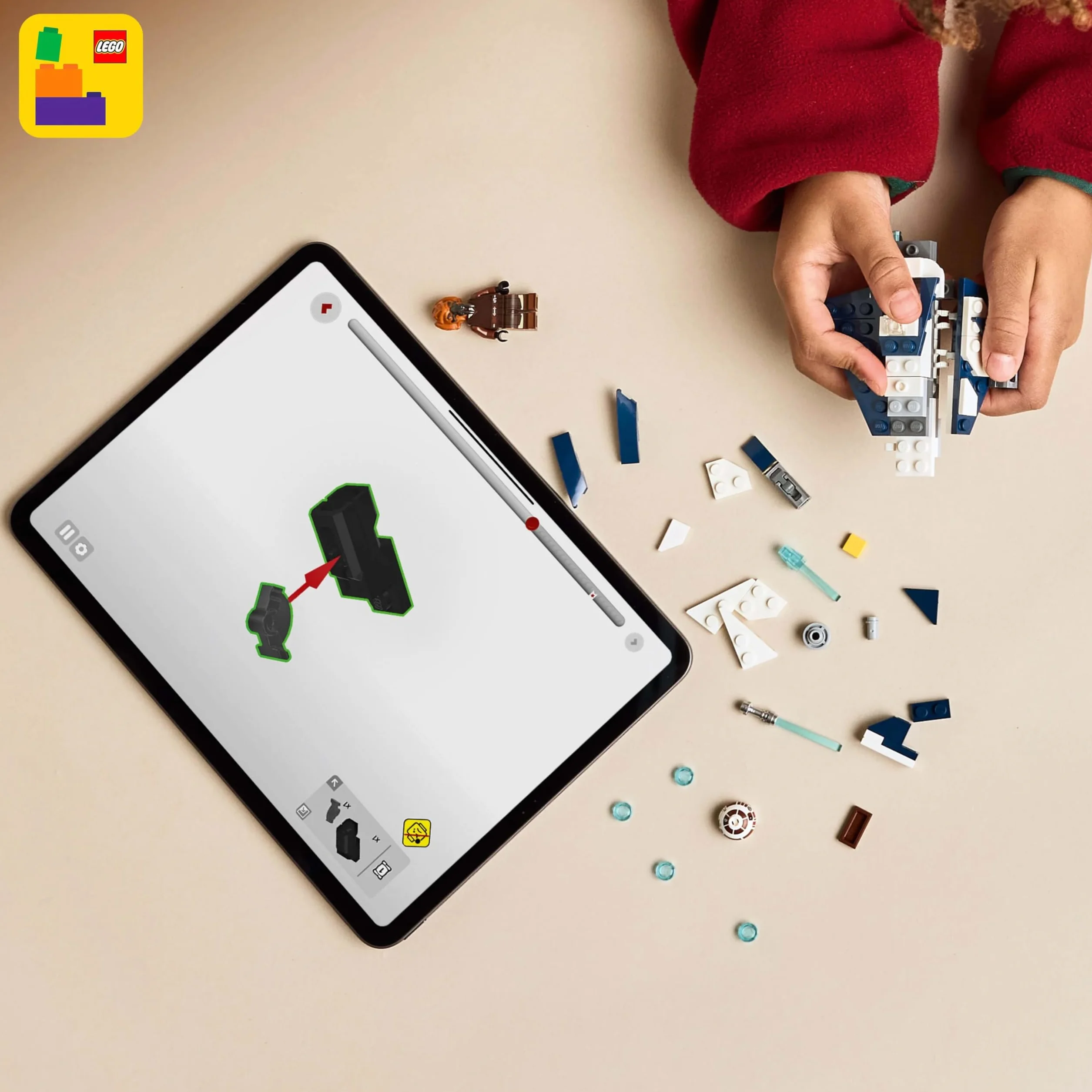LEGO Star Wars Mikromyśliwiec Jedi Plo Koona z serialu Gwiezdne Wojny: Wojny klonów, zabawka dla dziecka do zbudowania z niebieskim mieczem świetlnym, prezent dla 6-latka, chłopca i dziewczynki 75400