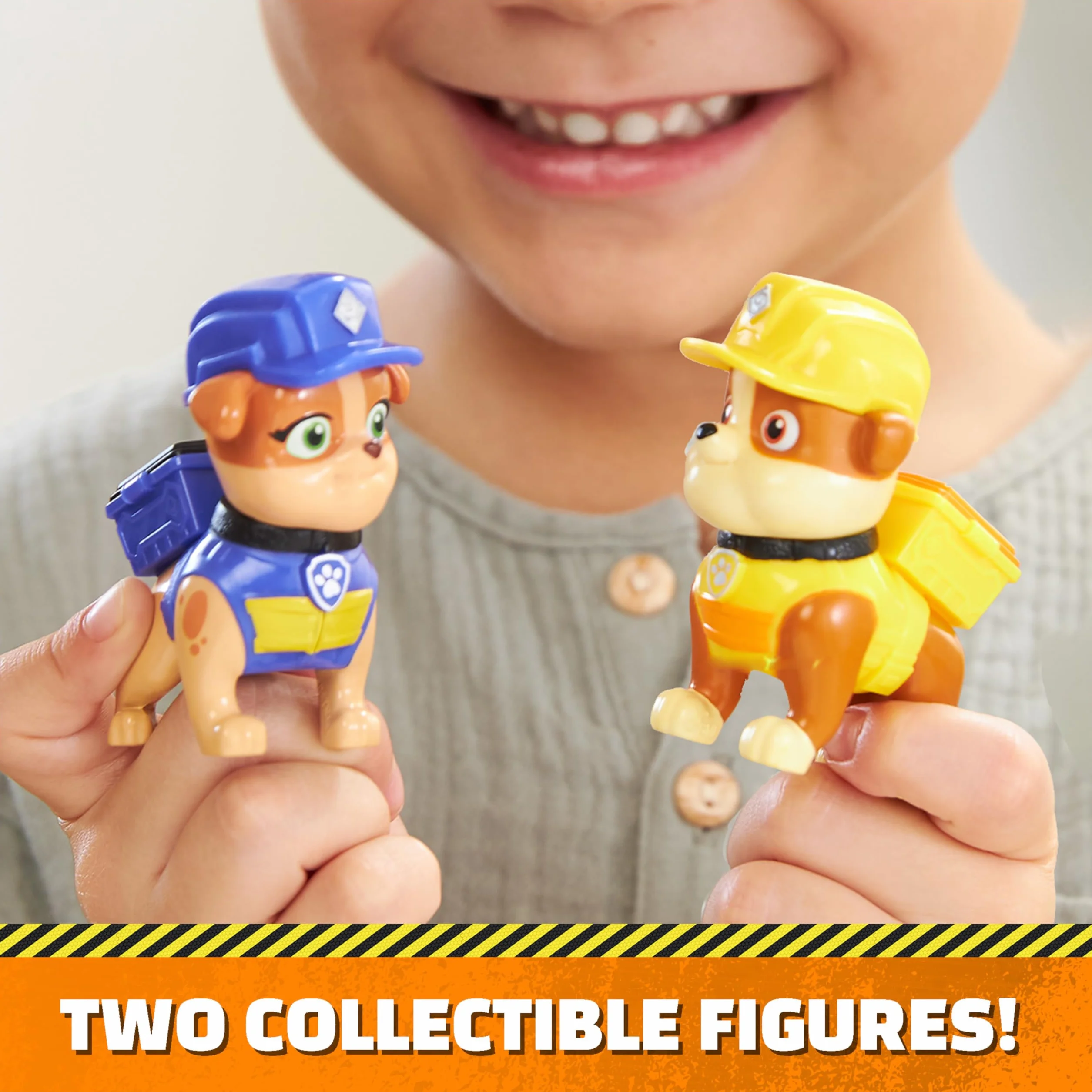 Ruben & Company - PAKIET 2 FIGURINES RUBEN & MIX + AKCESORIA - Figurka kolekcjonerska - Figurka Pat Patrol i Magiczny Piasek Kinetic Sand - Zabawka Pat Patrol - Zabawka dla dzieci od 3 lat
