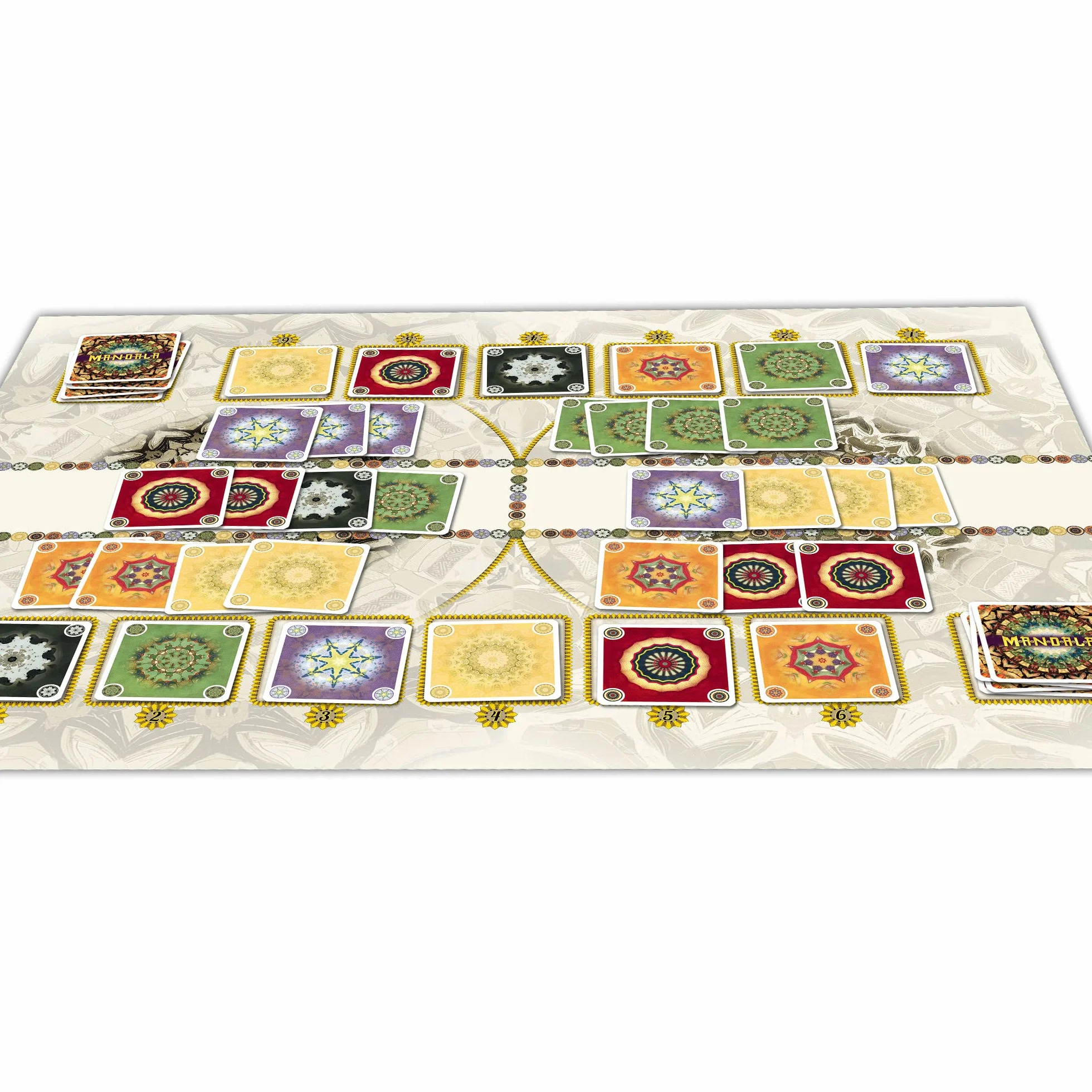 Lookout Spiele, Mandala, Board Game, 2 Players, Ages 10+, 30 to 60 Minute Playing Time