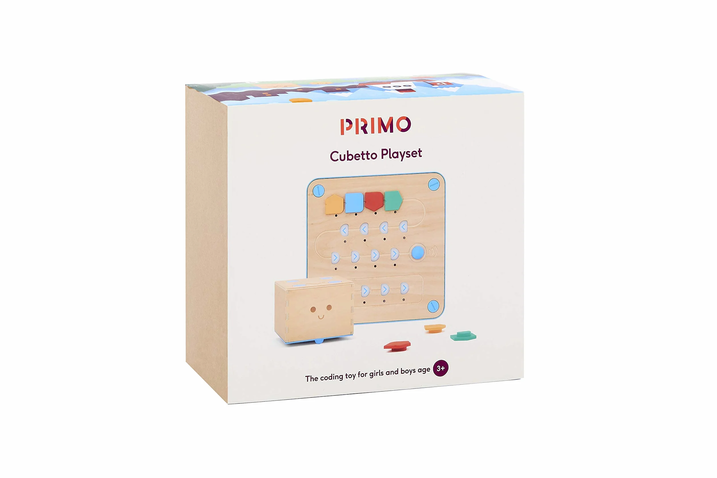 Primo Toys Cubetto Playset, Screenless Coding Toy for Children Aged 3-6