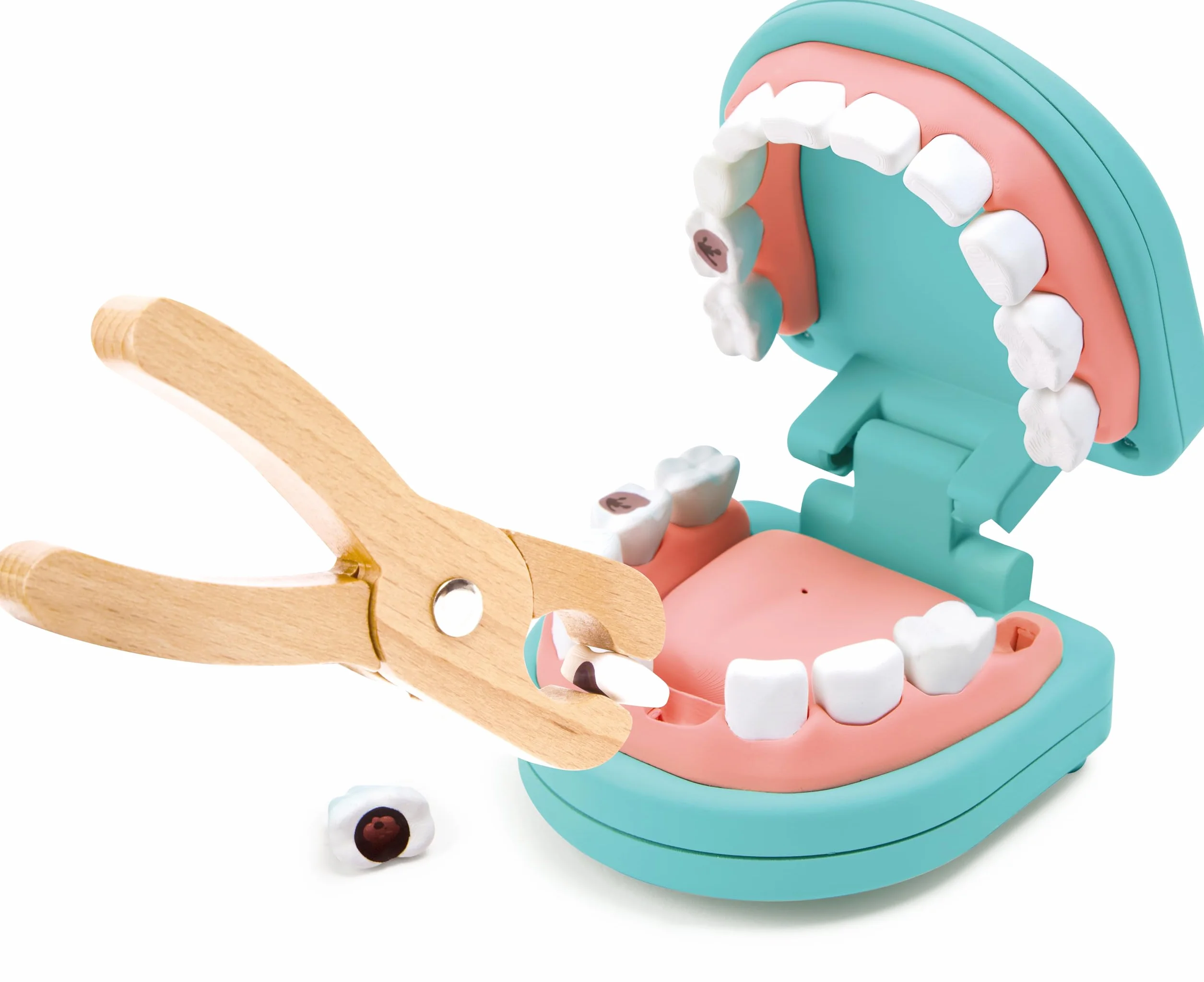 Hape Zestaw dentystyczny, zestaw do odgrywania ról dla dzieci, gra edukacyjna z realistycznymi narzędziami