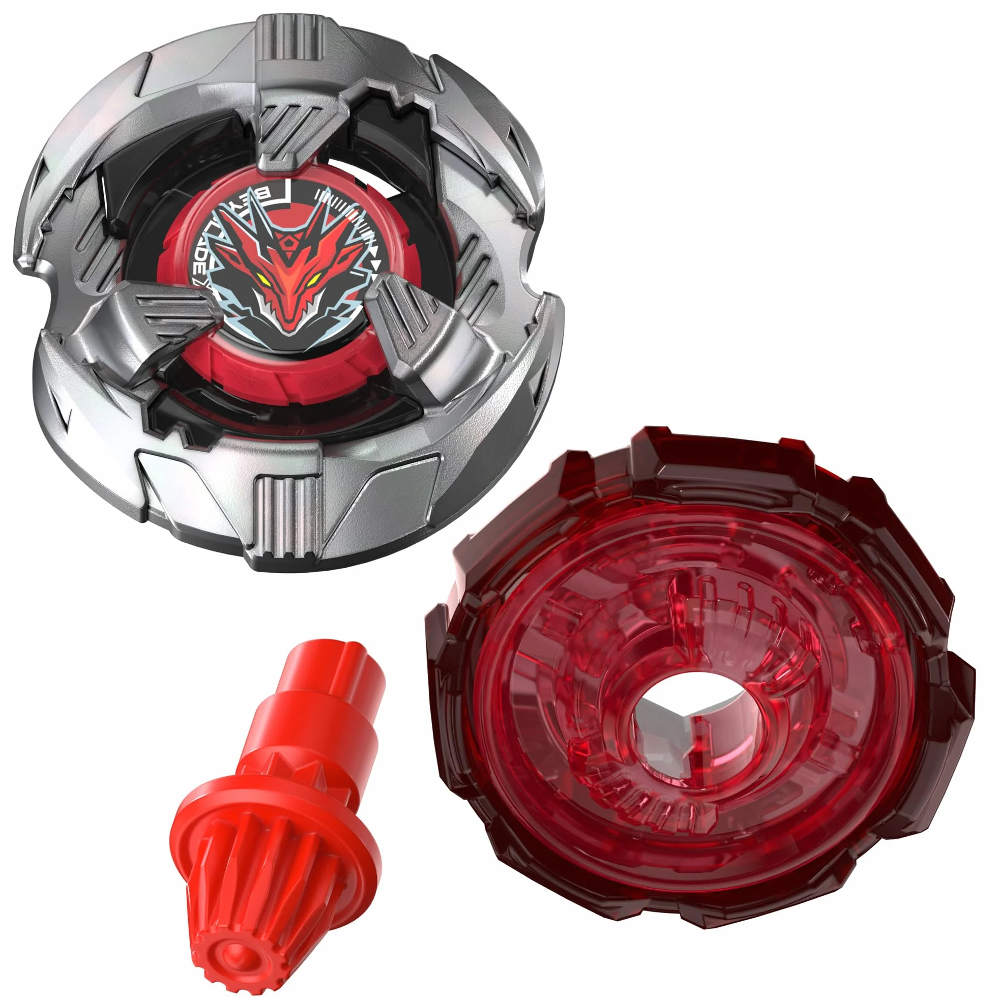 Pakiet startowy Beyblade X Shelter Drake 7-80GP BX, bączek i wyrzutnia