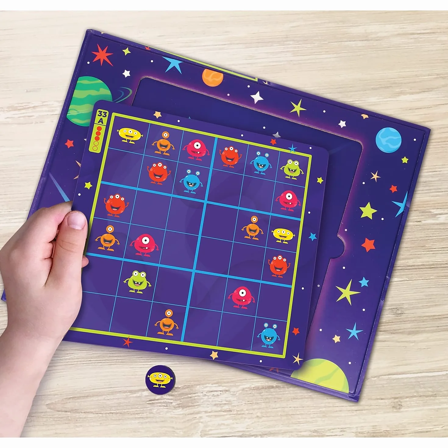 Learning Resources Magnetyczny Przestrzen Sudoku Puzzle Gra 73-Kawałek Zestaw