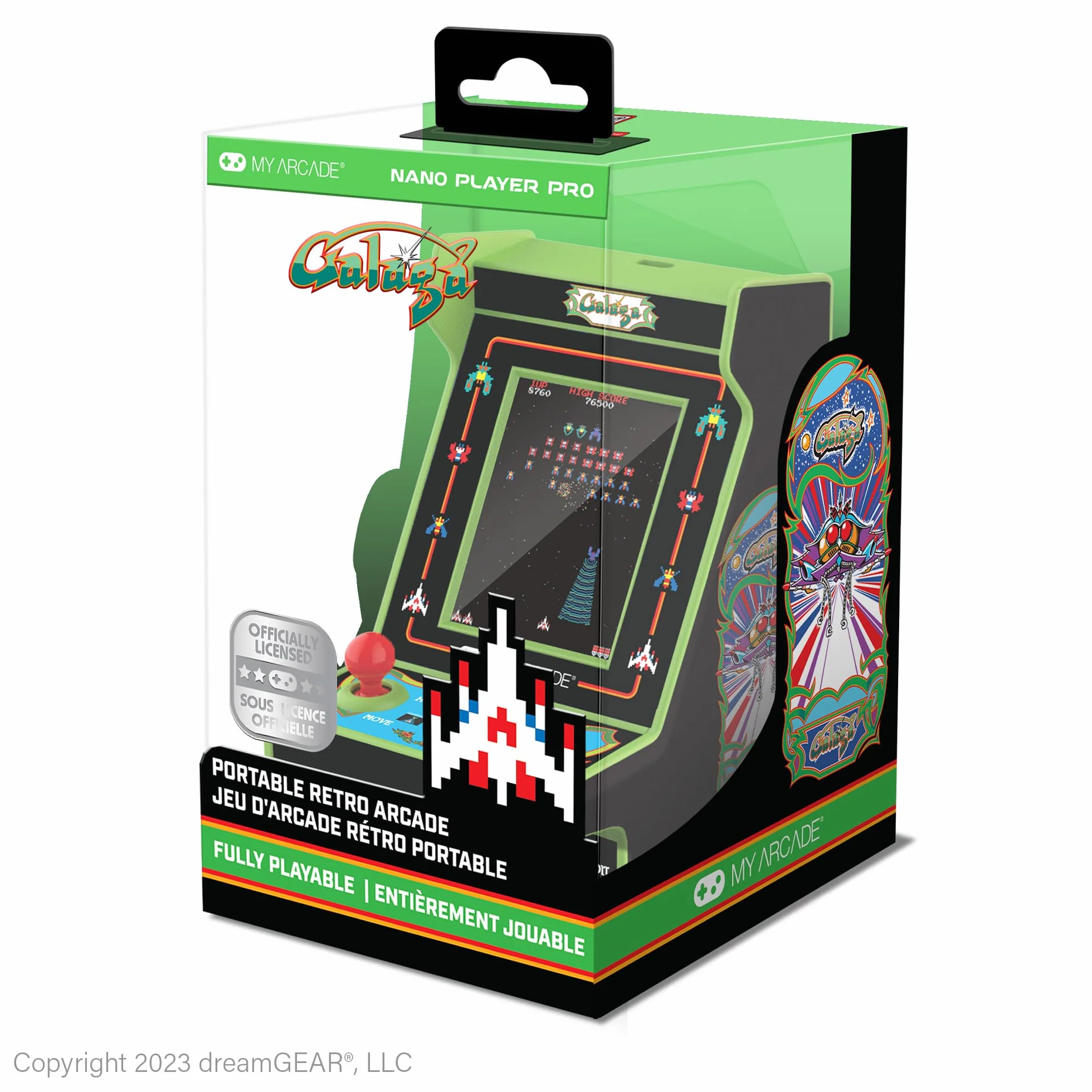 My Arcade DGUNL-4197 Galaga/Galaxian Nano Player Pro Portable Retro Arcade (2 gry w 1)