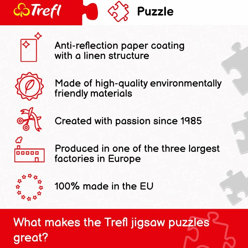 Trefl Colmar, Francja 2000 Elementów o Wysokiej Jakości Nadruku dla Dorosłych i Dzieci od 12 lat