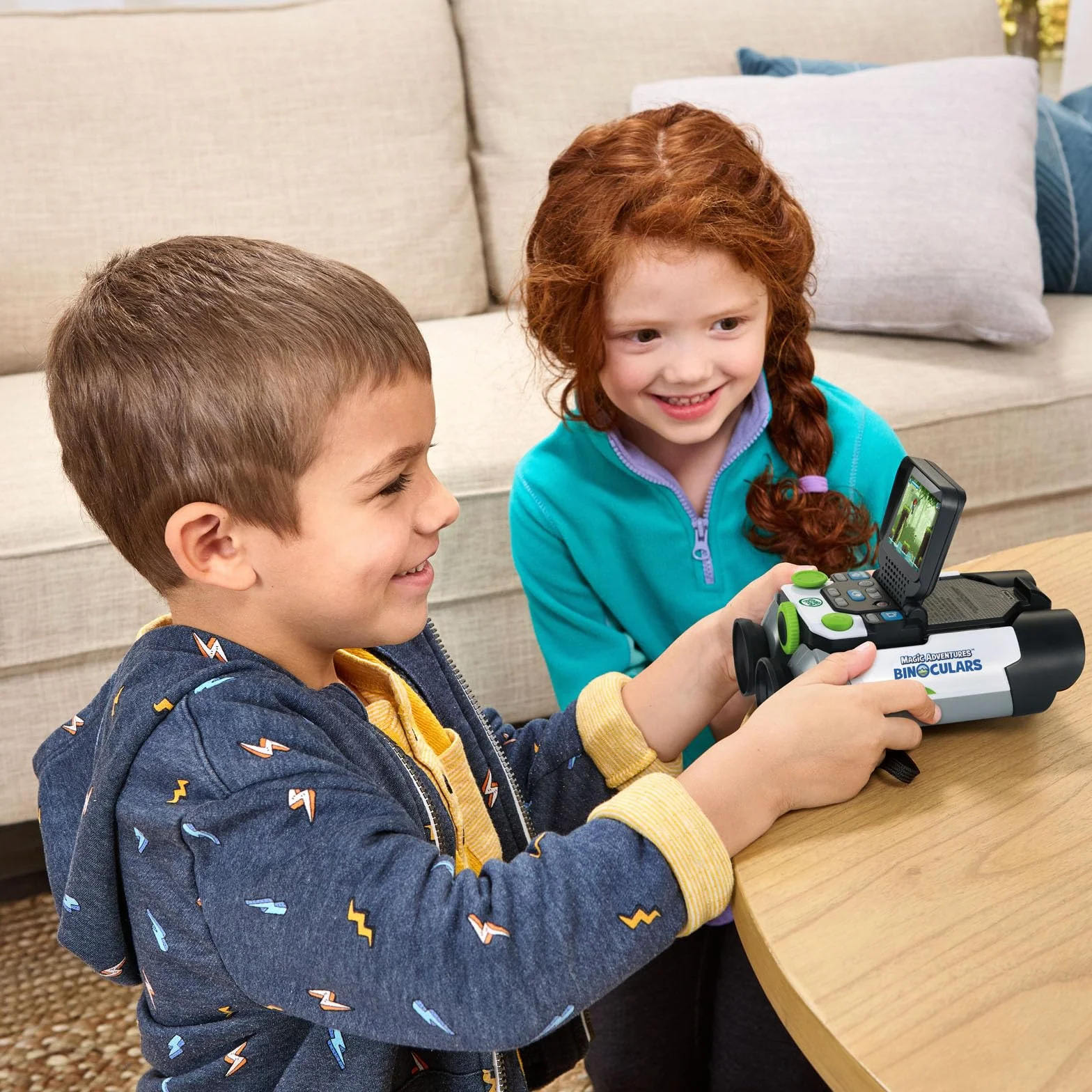 LeapFrog Magic Adventures Binoculars with Screen Capture Night Vision for Kids Ages 4+