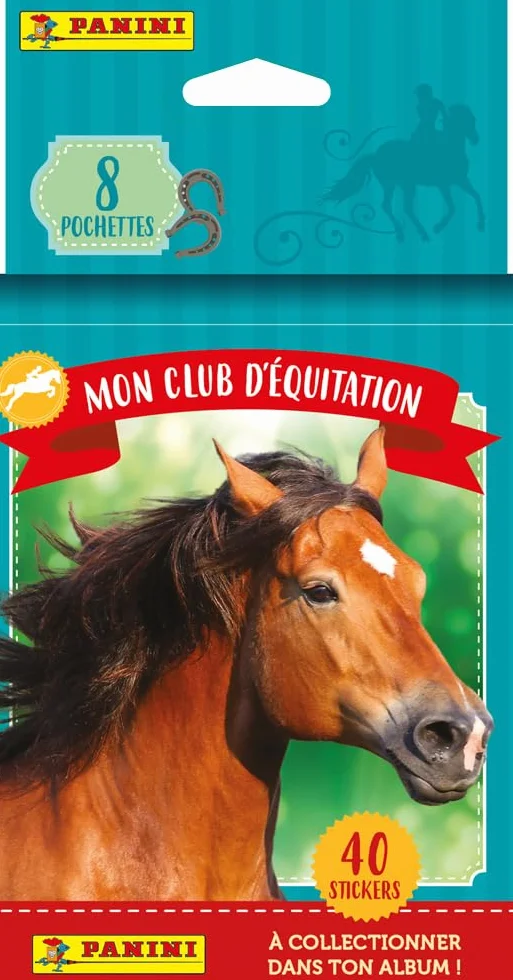 Panini Konie Mój Klub Jeździectwo Blister 8 kieszeni, 004899KBF8