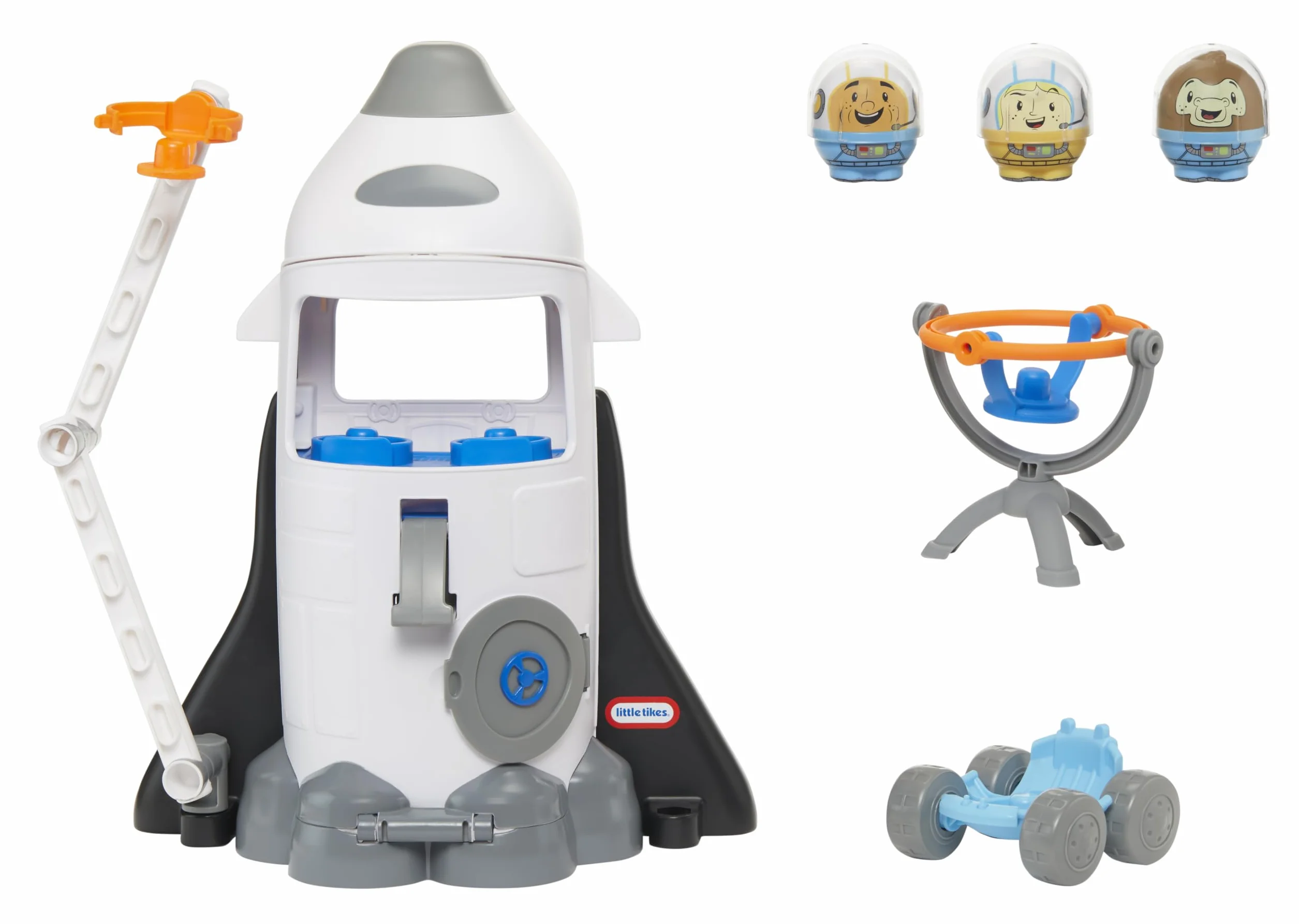 Little Tikes Toddle Tots Launch Time Rocket - Zestaw dla Maluchów - Rakieta Kosmiczna i 3 Figurki do Zabawy w Odgrywanie Ról - Zabawka dla Dzieci i Maluchów - dla Dziewczynek i Chłopców w Wieku 1-5
