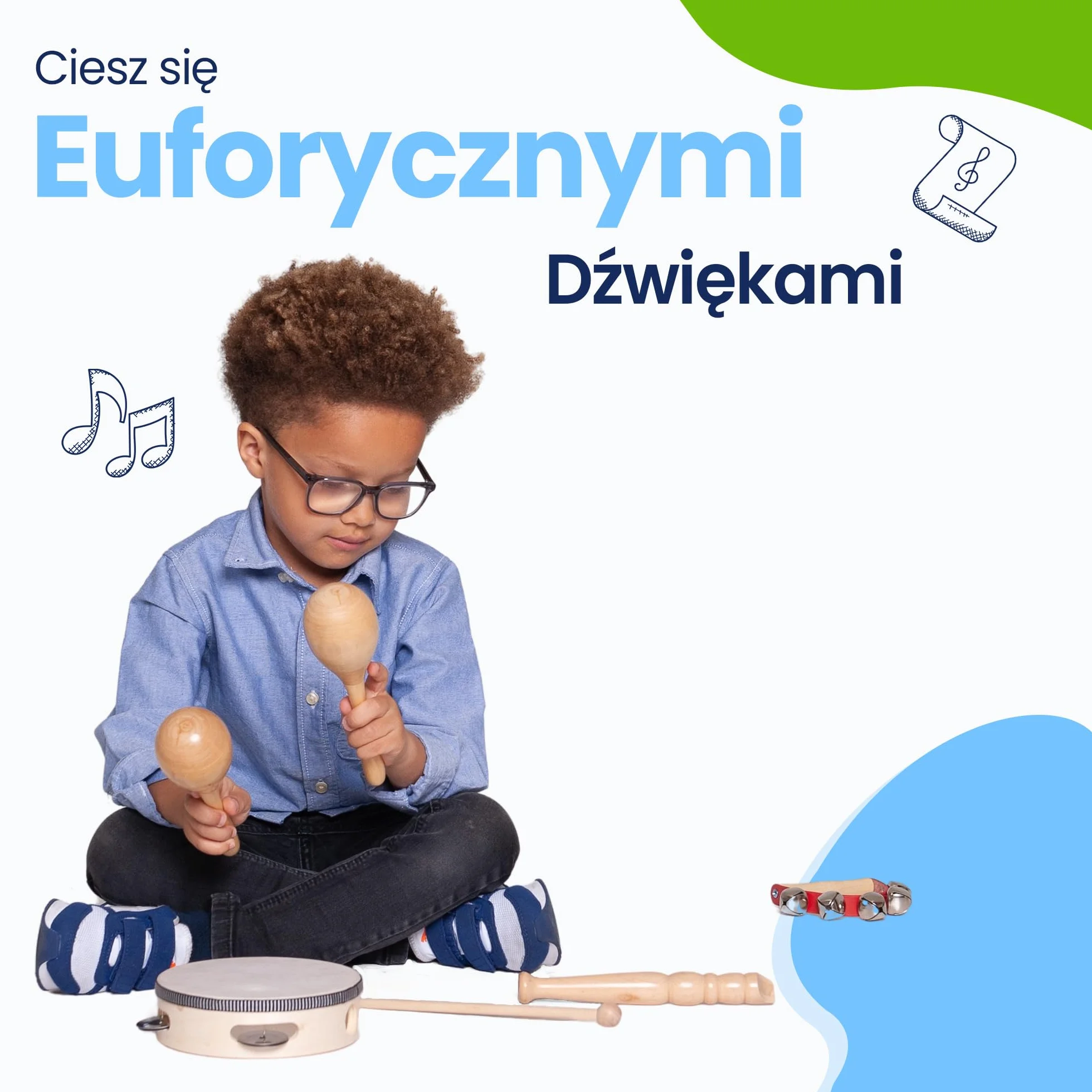 18-częściowy drewniany zestaw instrumentów muzycznych dla dzieci - zabawki Montessori - instrumenty edukacyjne - zabawki drewniane - prezent muzyczny - tamburyn - instrumenty zabawkowe
