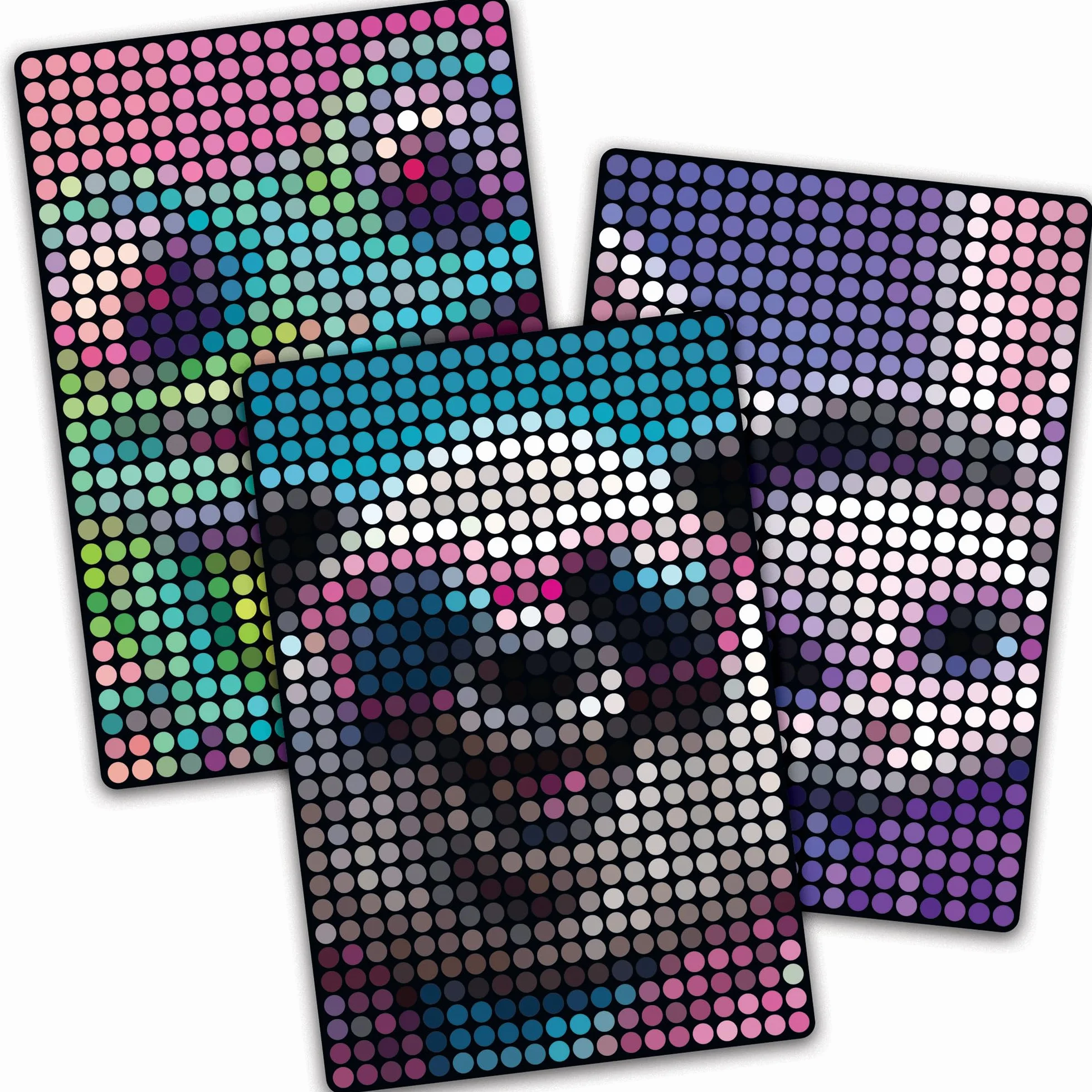 MAKE IT REAL Zestaw do kropkowania po numerach Króliczek DJ Żaba Panda Zabawka kreatywna
