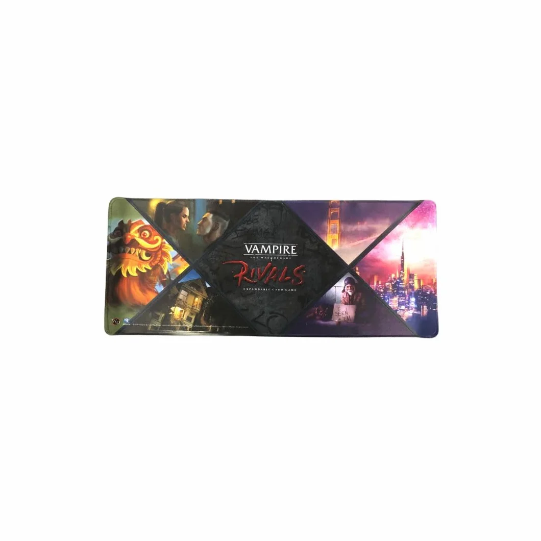 Renegade Game Studios | Vampire Rivals San Francisco Clan Playmat | Budowa Talii | 2–4 Graczy | 30–70 Minut | Angielski