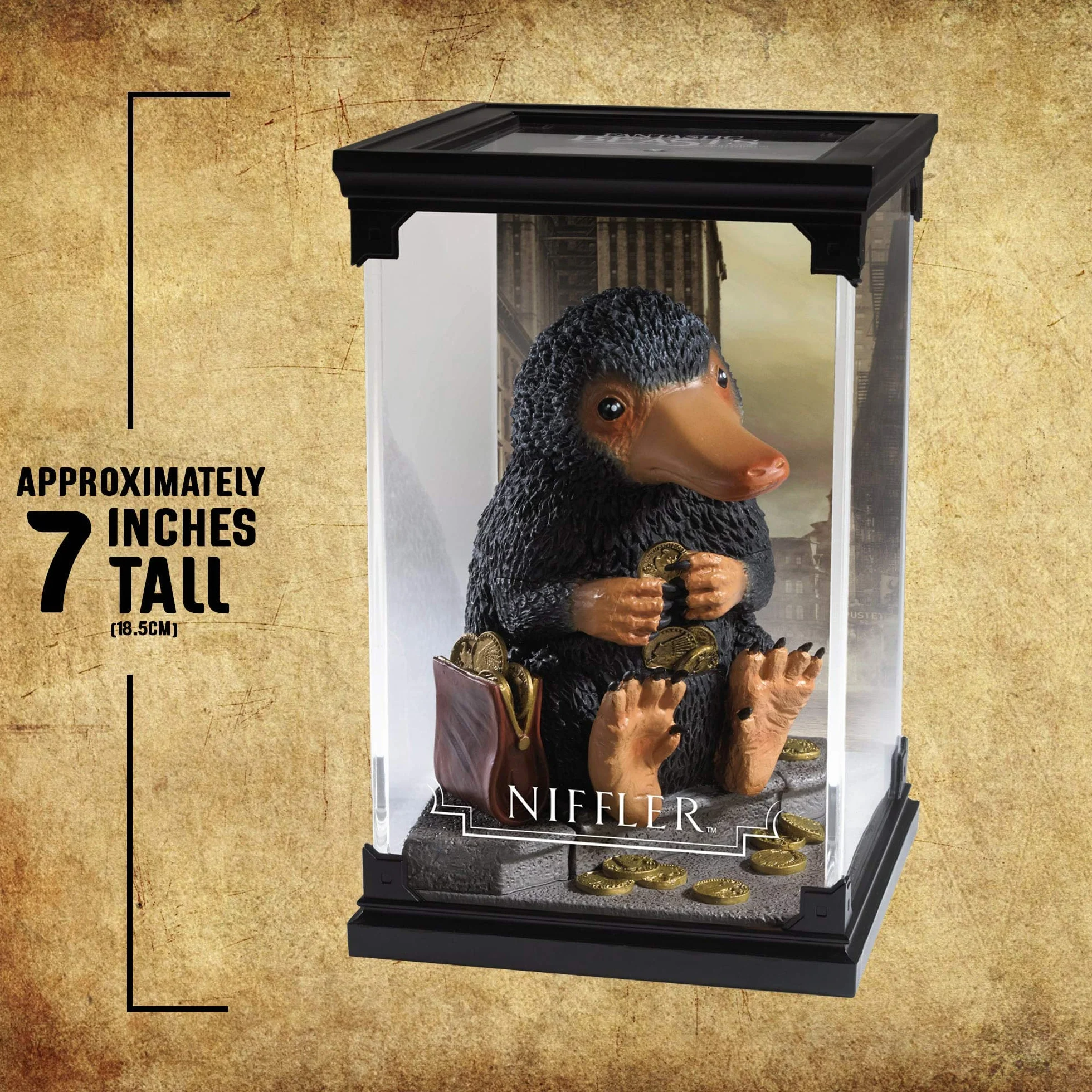 The Noble Collection - Magical Creatures Niffler - Hand-Painted Magical Creature #1 - Officially Licensed Fantastic Beasts Toys Collectable Figures - For Kids & Adults