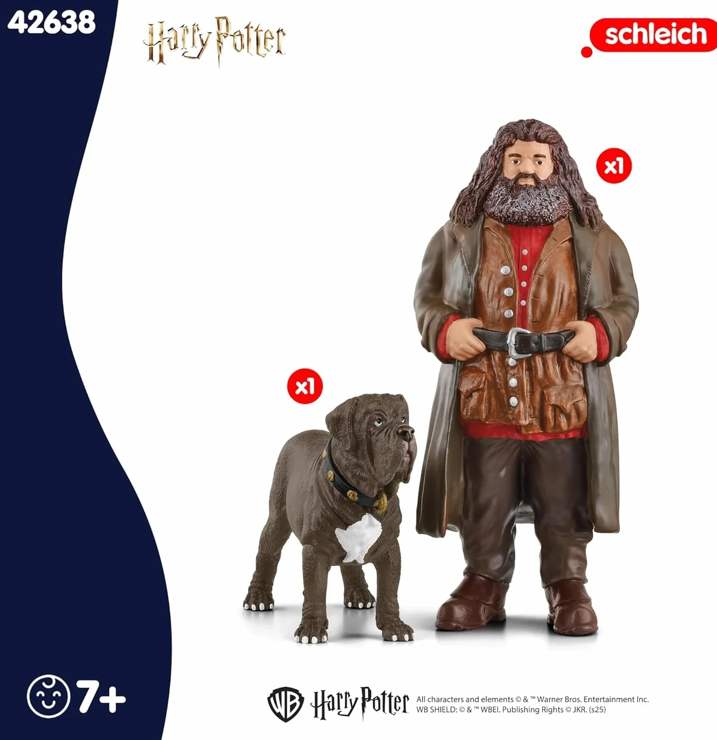 Schleich Harry Potter Hagrid i Kieł 42638 Zestaw z figurką dla dzieci od 6 lat