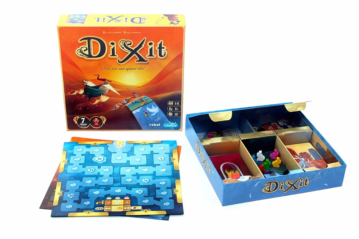 Rebel | Dixit (edycja polska) | Gra planszowa | Dla dzieci i dorosłych | Na imprezę | Rodzinna | Wiek 8+