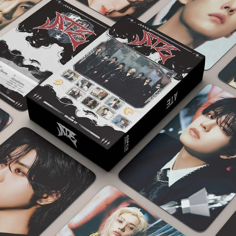 Stray Kids Lomo Karty 54szt., Kpop Stray Kids Photocard, Lomo Karty, Stray Kids ATE Nowe Album Karty Stray Kids Karty Kpop StrayKids Fotokarty