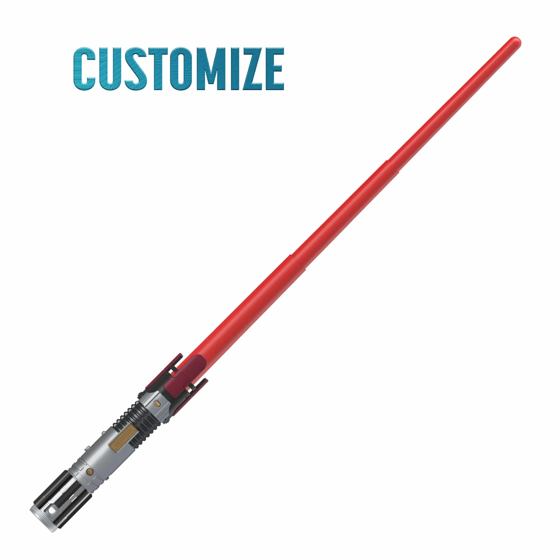 Star Wars Lightsaber Forge, miecz świetlny Anakin Skywalker z niebieskim ostrzem, możliwość personalizacji, dla dzieci od 4 lat