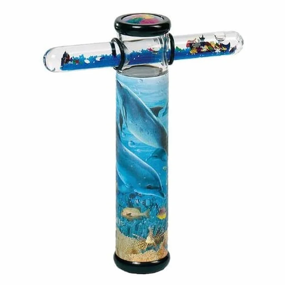 Kaleidoskop Delfin: L= 15,5 cm, Ø= 3,5 cm, per Stück