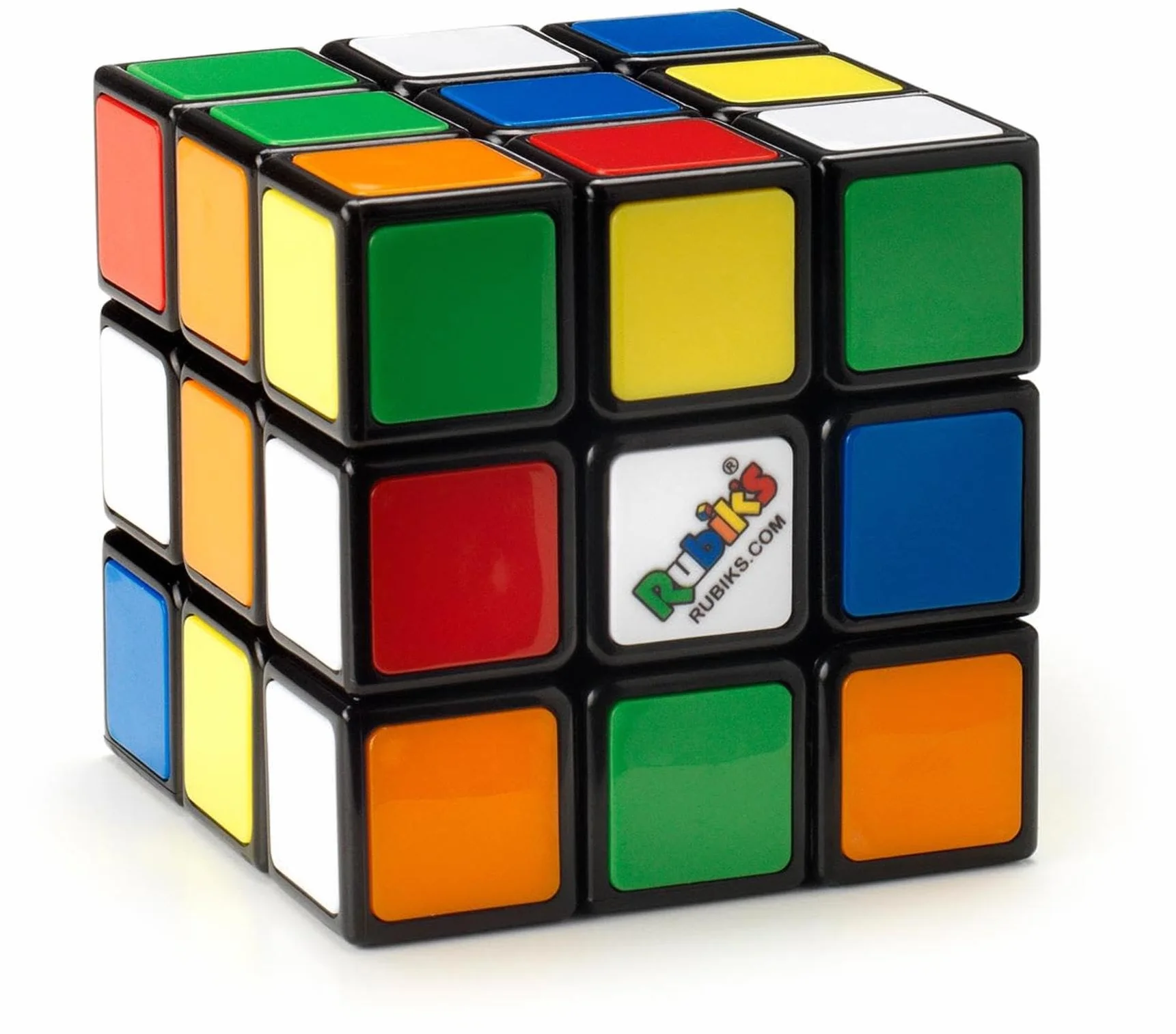 RUBIK'S CUBE 3X3 - Kolorowa gra puzzli Rubik's 3X3 - Puzzle 3x3 Oryginalne dopasowanie kolorów - Klasyczny Cube Problem z 1 przewodnikiem - 6063968 - Zabawka dla dzieci 8 lat i +