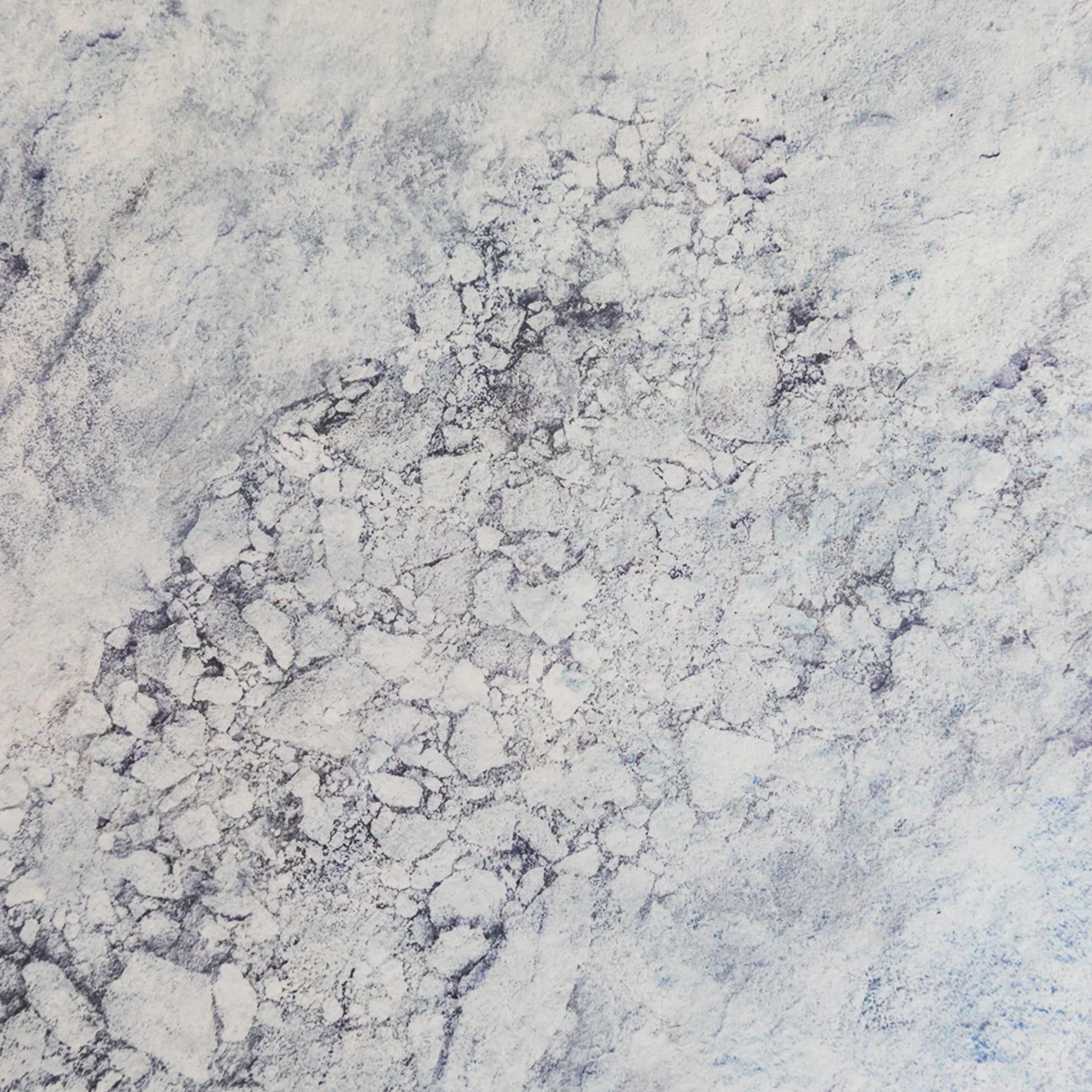 Mata do gier bitewnych kompatybilna z Saga 91,5x183 cm / 36"x72" - Zimowa Skamielina