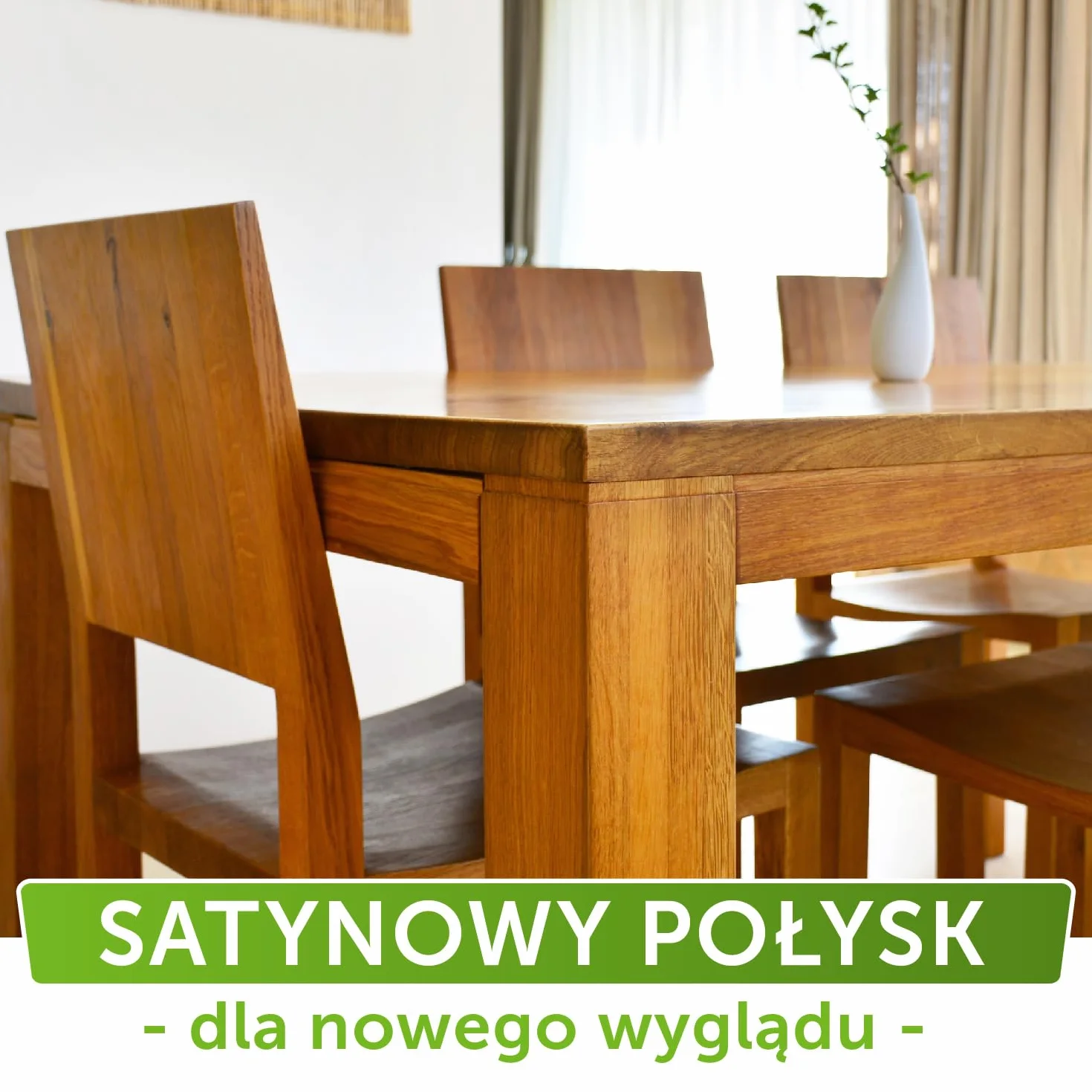 Nordicare Olej do pielegnacji mebli [500ml] bezbarwny Olej do konserwacji drewna. Dąb, buk, orzech, modrzew. Lazura do drewna na bazie oleju lnianego. Pokost lniany